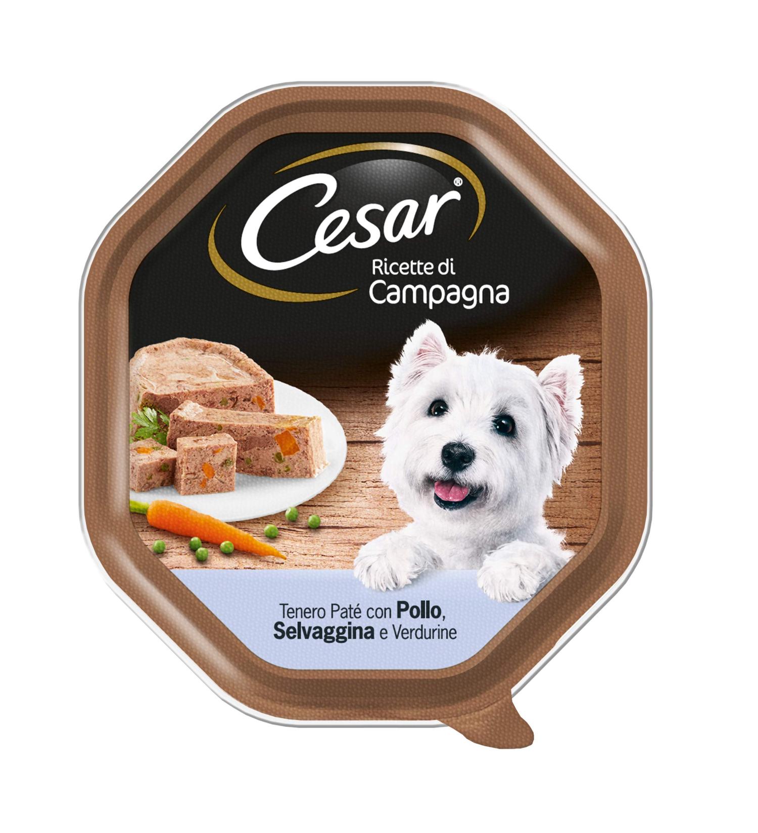 Cesar Selection of the Vegetable Garden Dog Food with Game Chicken and Vegetables 150 g 14 Trays - Buy Online on GoSupps.com