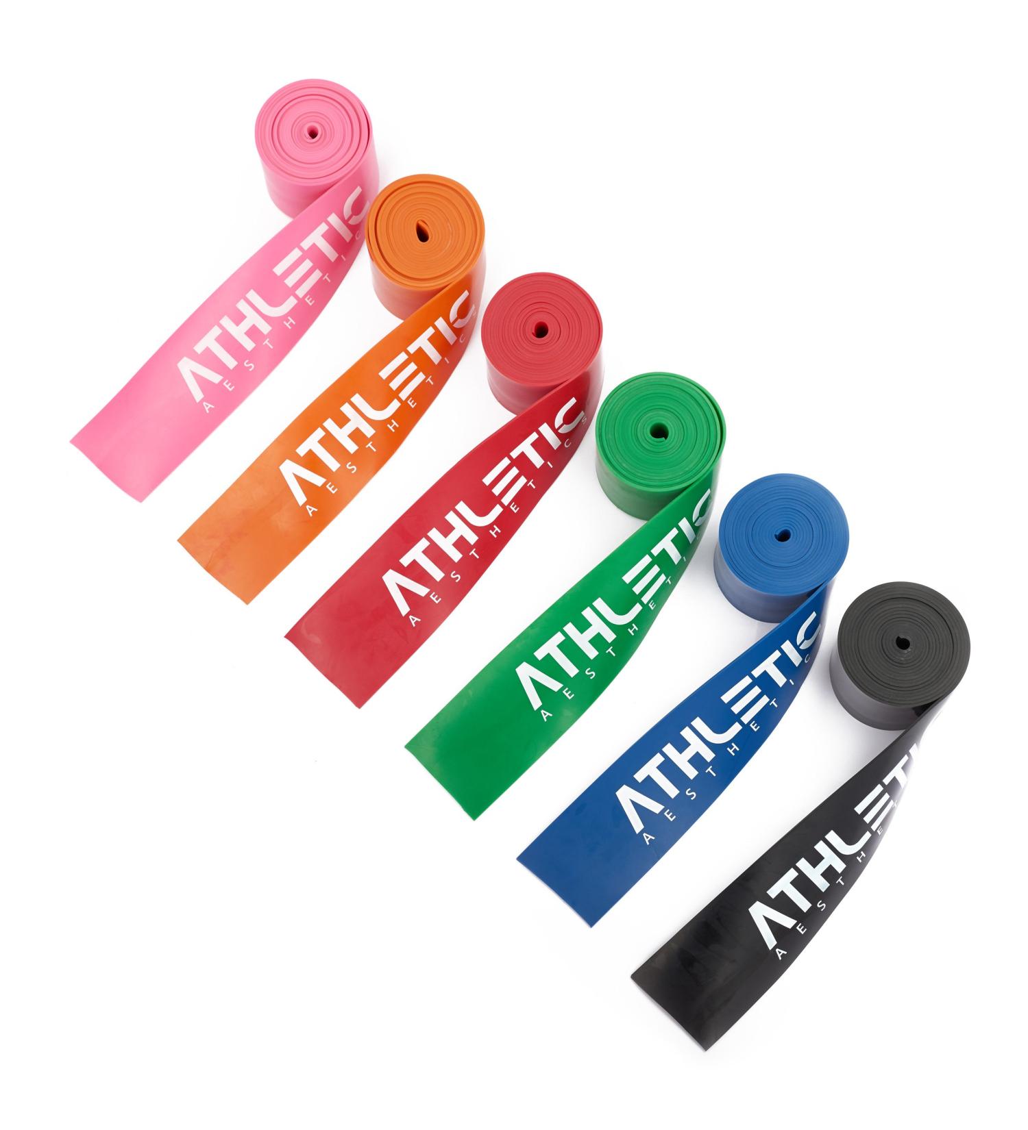 Buy Athletics Aesthetics Floss Band + Bag | 2m Physiotherapy & Self-Massage Tool for Athletes - Buy Online on GoSupps.com