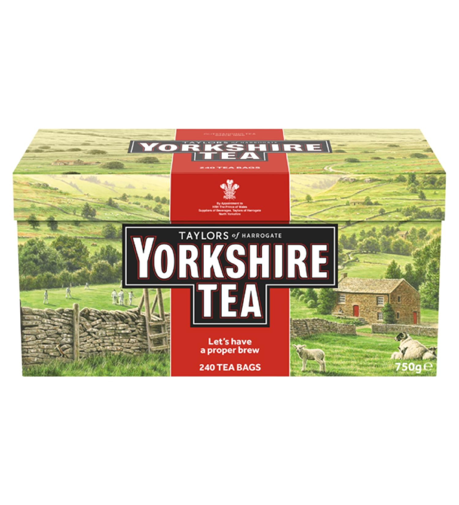 Buy Yorkshire Tea - Strong Black English Tea | 240 Bags | Refreshing & Sustainably Sourced - Buy Online on GoSupps.com