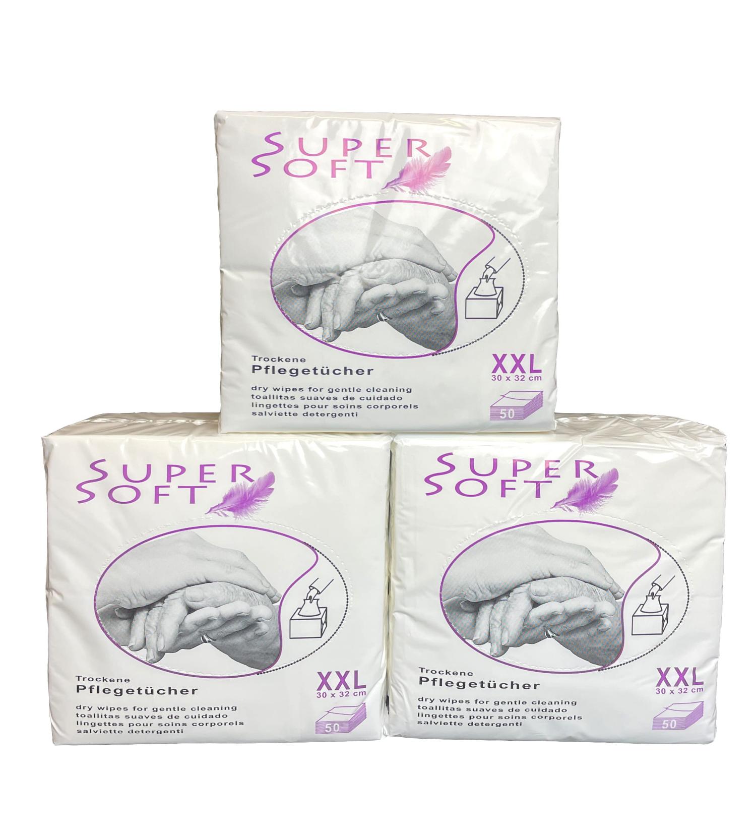 itex Supersoft Wipes & Care Cloths - 150 Soap-Free Ultra Soft Viscose & PES for Gentle Care - Perfect for Sensitive Skin - Buy Online on GoSupps.com