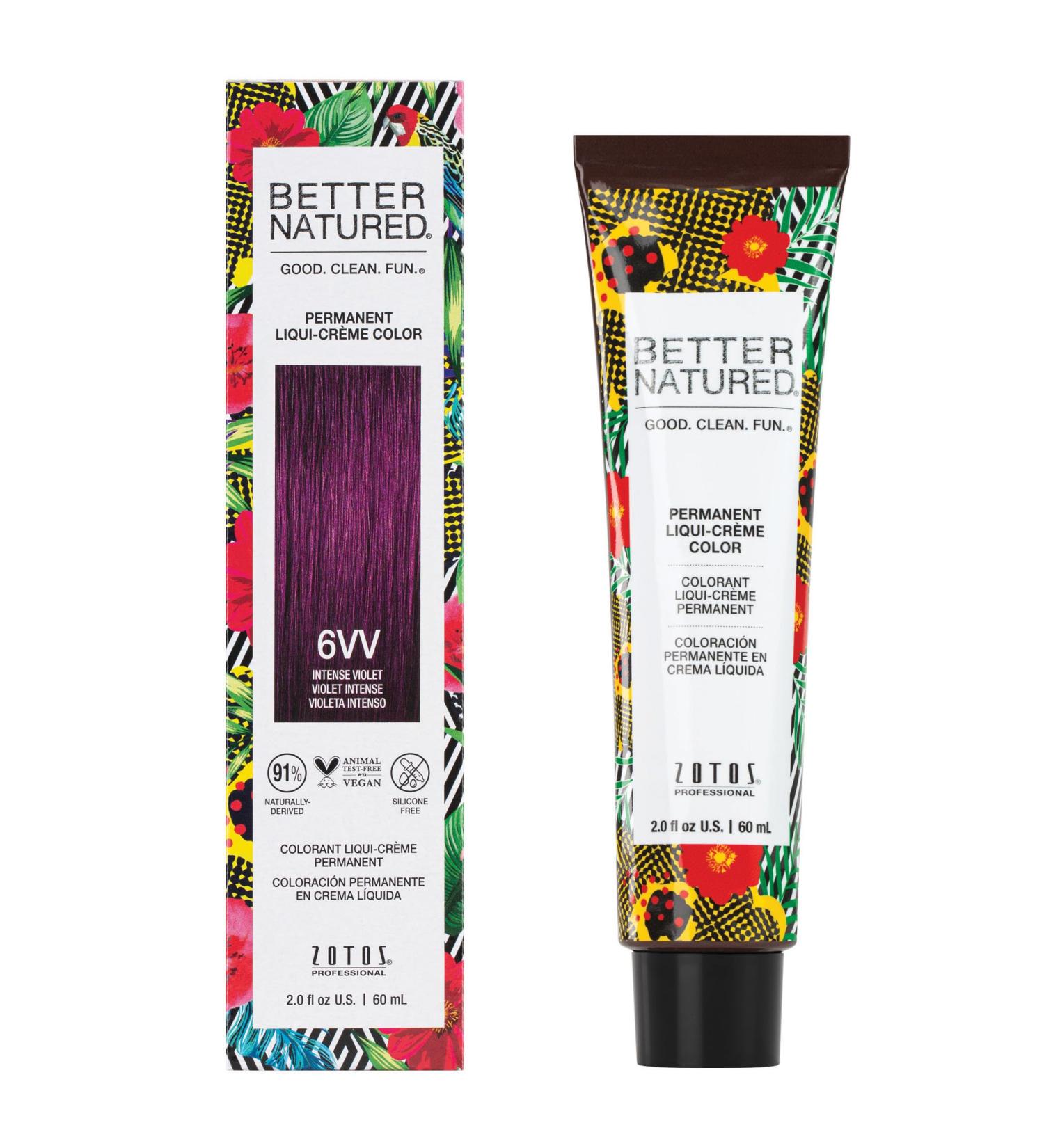 Permanent 6VV Intense Violet Hair Color Dye - Vegan Naturally-Derived 100% Gray Coverage Lasts 8 Weeks - Shop Internationally - Buy Online on GoSupps.com