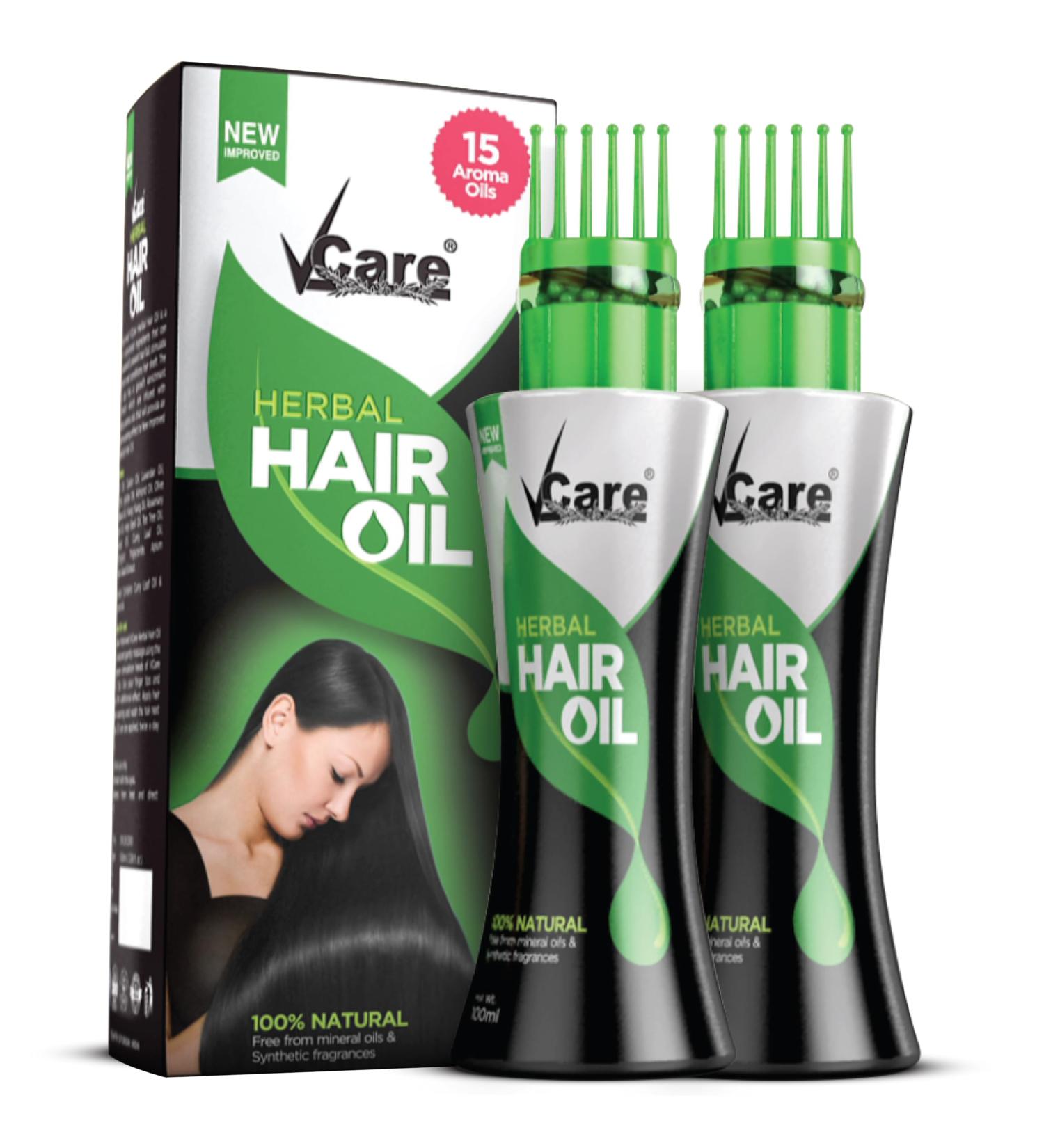 Buy New Improved Herbal Hair Oil with Wonder Cap (100 ml) - Enhance Hair Growth & Shine | International Shipping Available - Buy Online on GoSupps.com