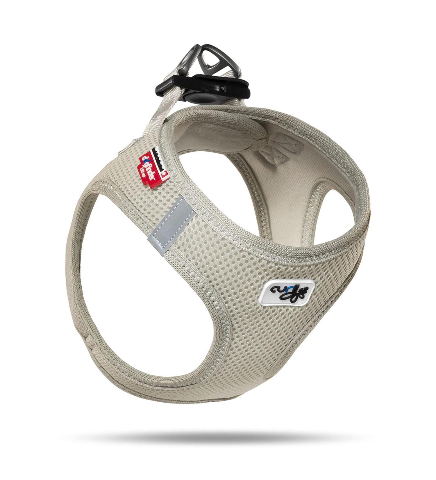 Shop Vest Harness Air-Mesh Grey 2XS - Premium Comfort & Durability for Small Dogs | No Curli D-Ring Buckle - Buy Online on GoSupps.com
