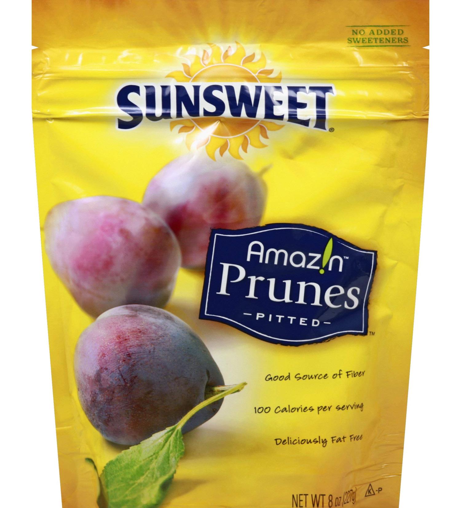 Sunsweet Amazin' Pitted Dried Prunes, 8 oz 8 Ounce (Pack of 1)