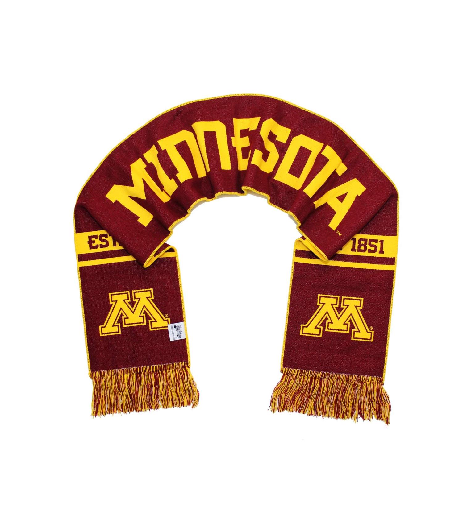 Minnesota Golden Gophers Scarf - University of Minnesota Classic Woven | Official Team Merchandise - Buy Online on GoSupps.com