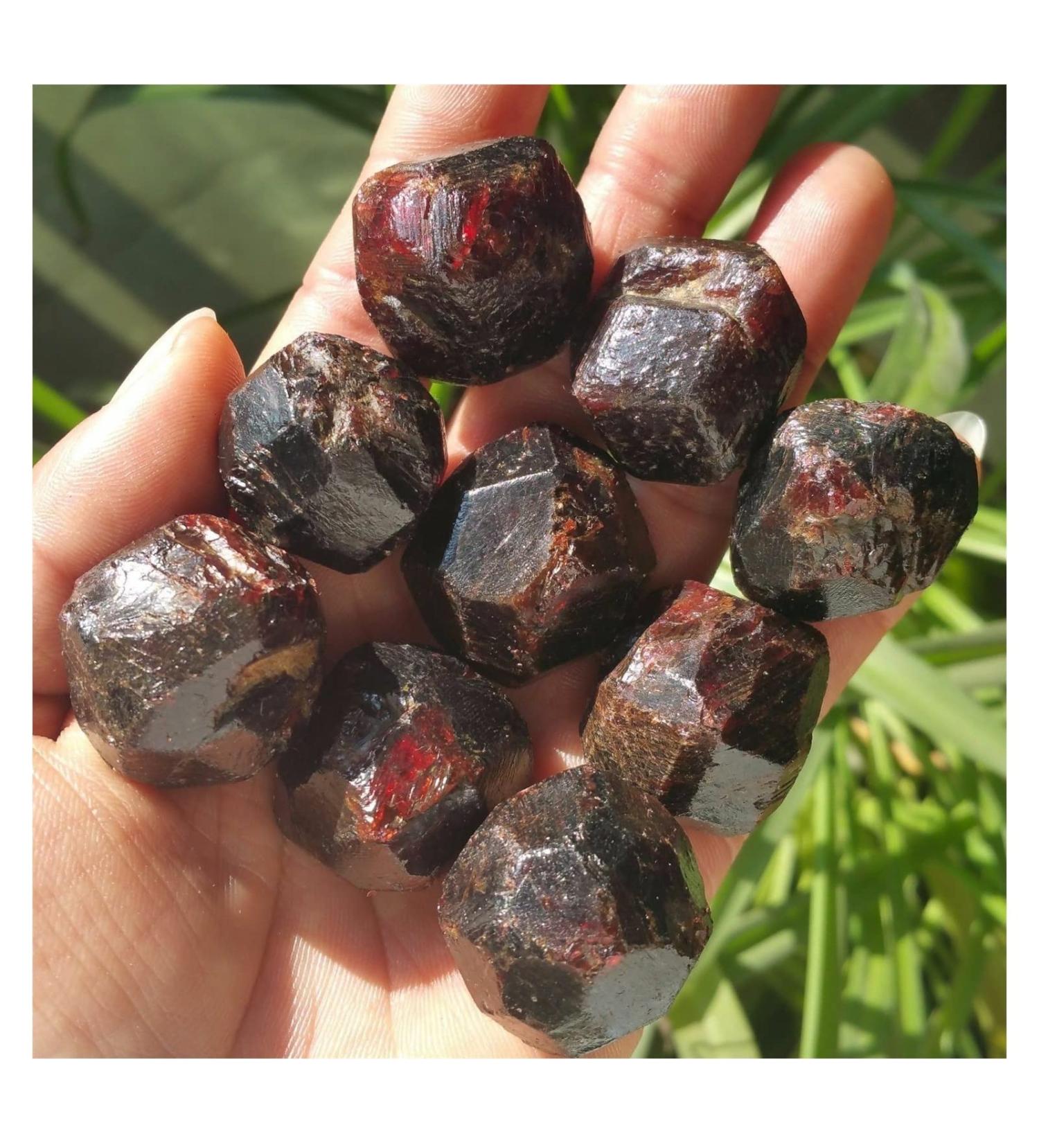 Natural Crystal Rough Natural Rough Garnet Crystal Stone Raw Semiprecious Tumbled Stone (Size : 100g) - Buy Online on GoSupps.com