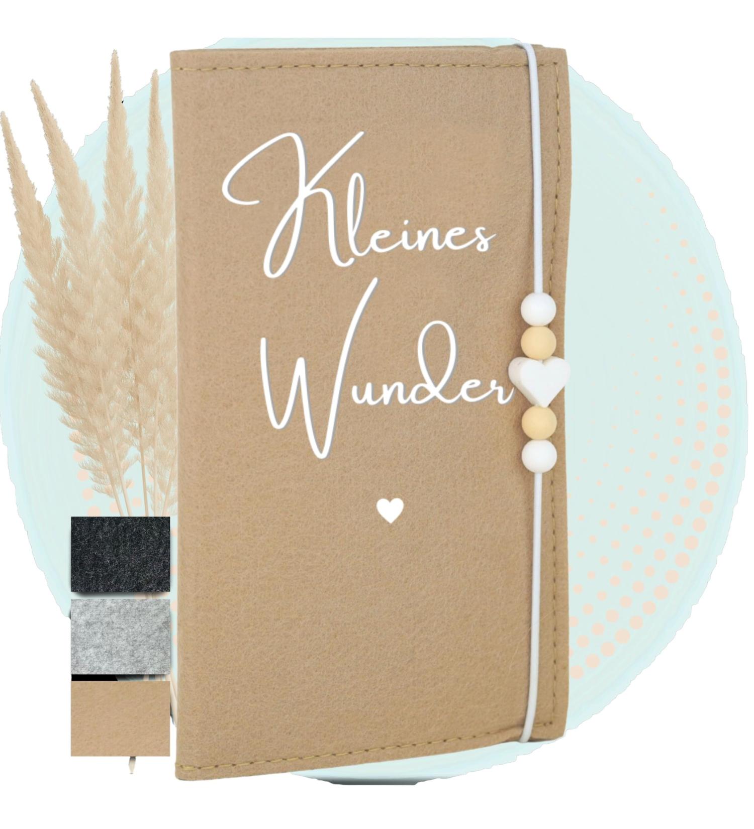 MAHEWA Mother-Kind-Pass Cover | Felt Fabric Organizer for Mother Pass - Beige | Stylish & Protective Muki-Pass Bag for Austria | Ideal Gift for Mothers - Buy Online on GoSupps.com
