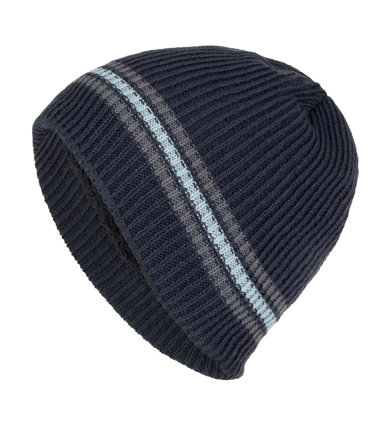 Women's Navy Cable Knit Slouchy Beanie Hat | Soft, Stretchy & Warm - Buy Online on GoSupps.com