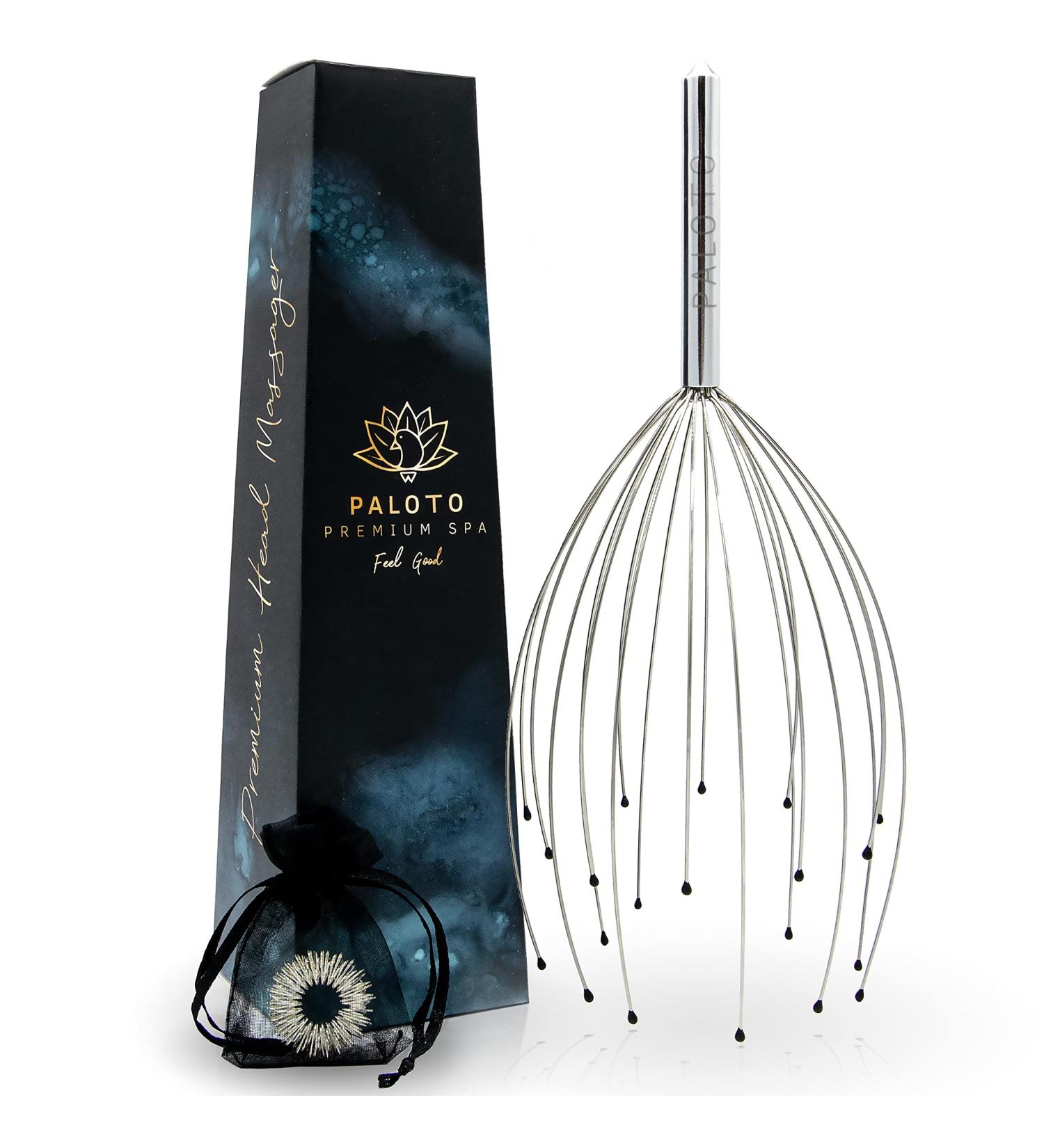 Paloto Premium Head Massage Device | 20 Finger Scalp Massager & Relaxation Gift - Original Acupressure Spider for Wellness - Buy Online on GoSupps.com