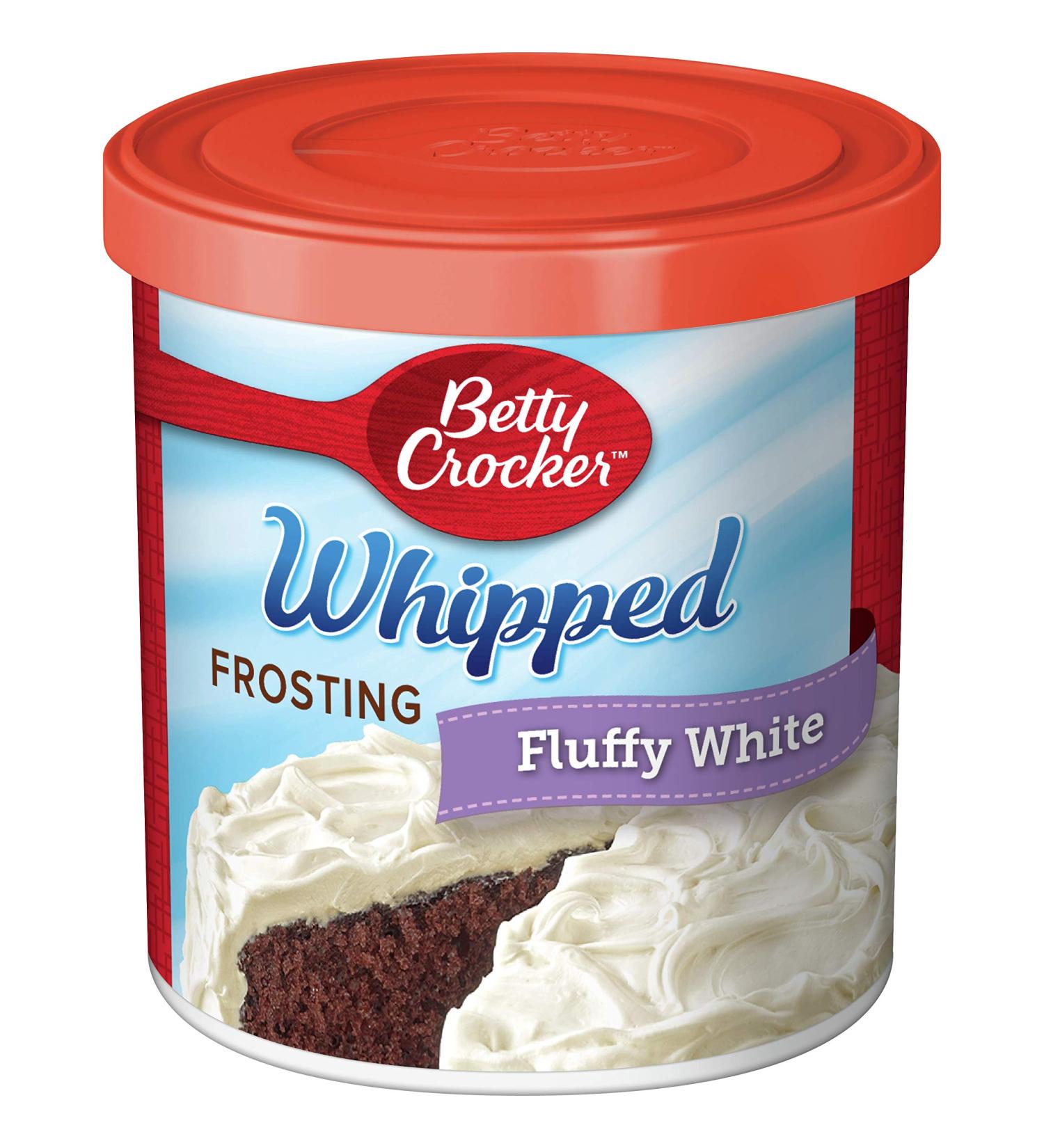 Betty Crocker Gluten Free Whipped Fluffy White Frosting 12 oz - Pack of 8 - Buy Online on GoSupps.com