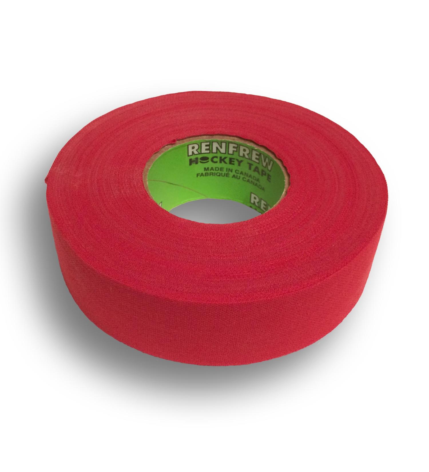 Renfrew, Cloth Hockey Tape, 1" (Red, 25m)