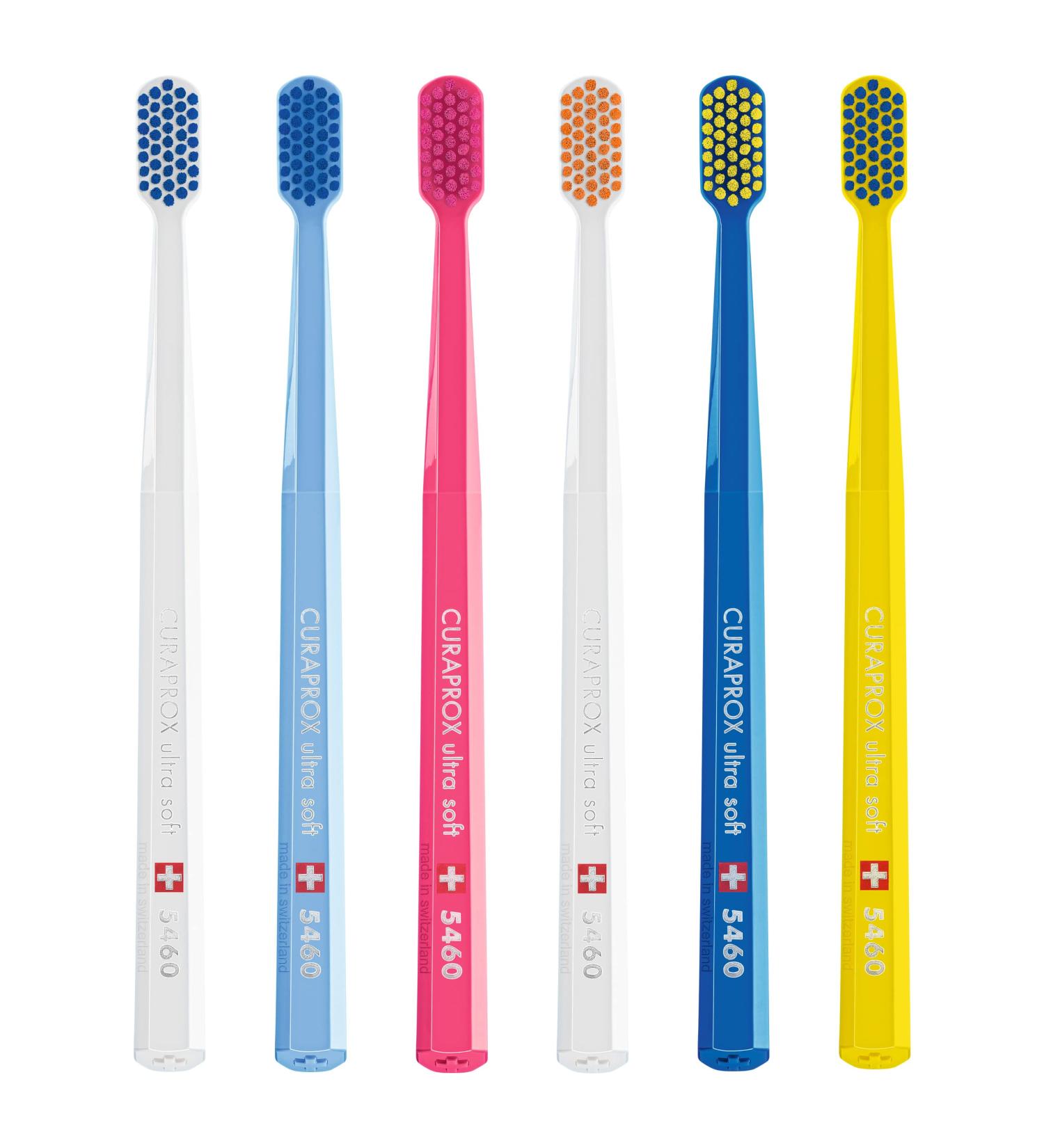 Curaprox CS 5460 Ultra-Soft Toothbrush (6 Pack) - Gentle & Effective Dental Care - Buy Online on GoSupps.com