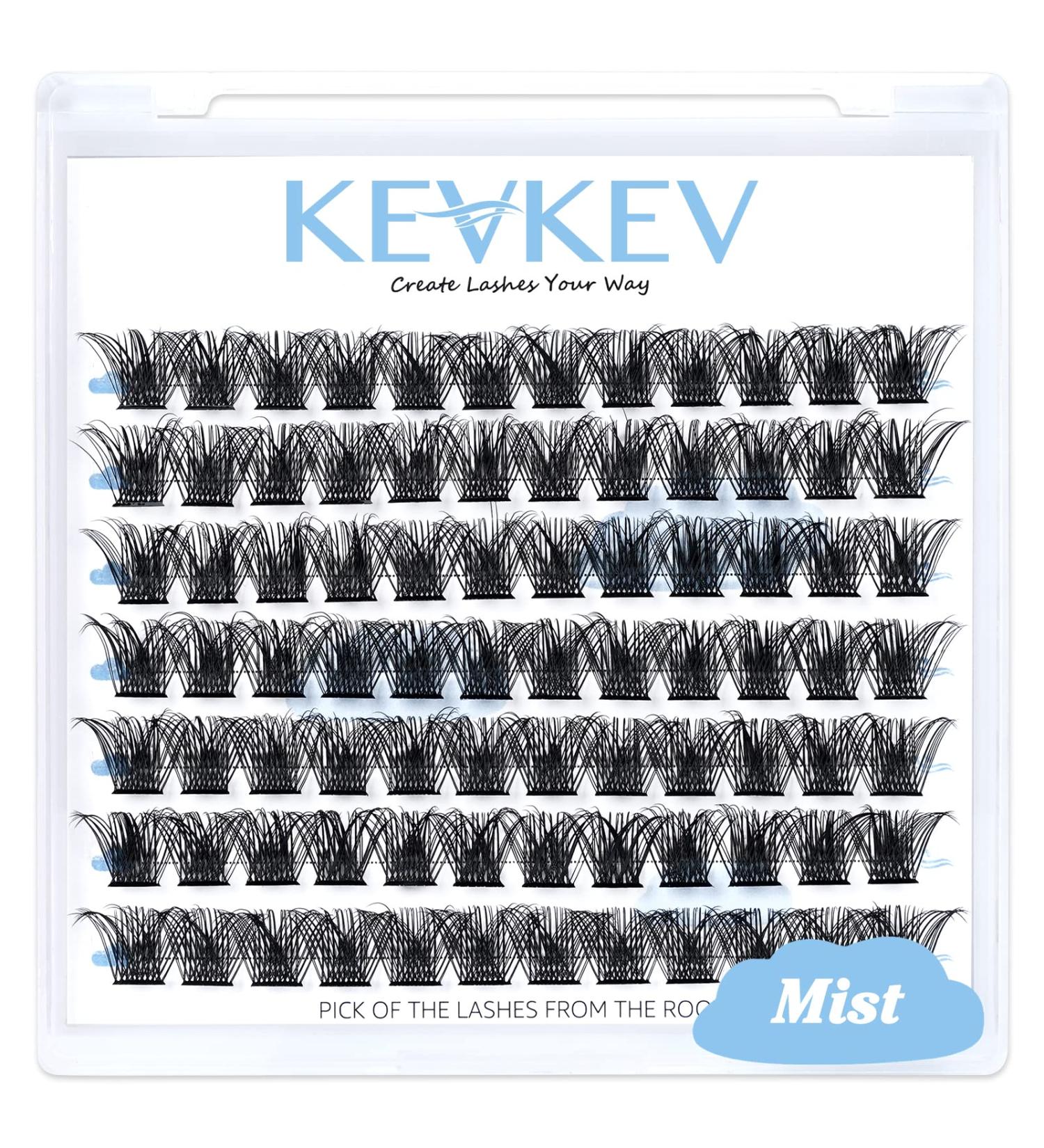 Lash Clusters 84 pcs DIY Eyelash Extensions | Individual Soft & Comfortable Clusters | C-14mm Mist - Buy Online on GoSupps.com