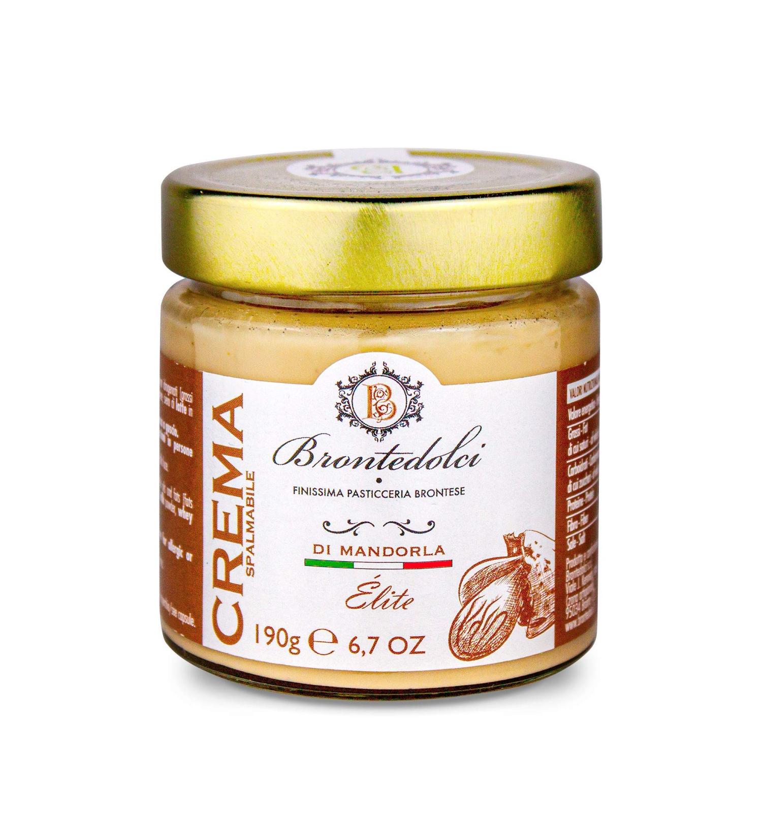  Brontedolci Cute Almond Cream 40% Nuts 2 x 190 g Brontedolci Italy - Buy Online on GoSupps.com