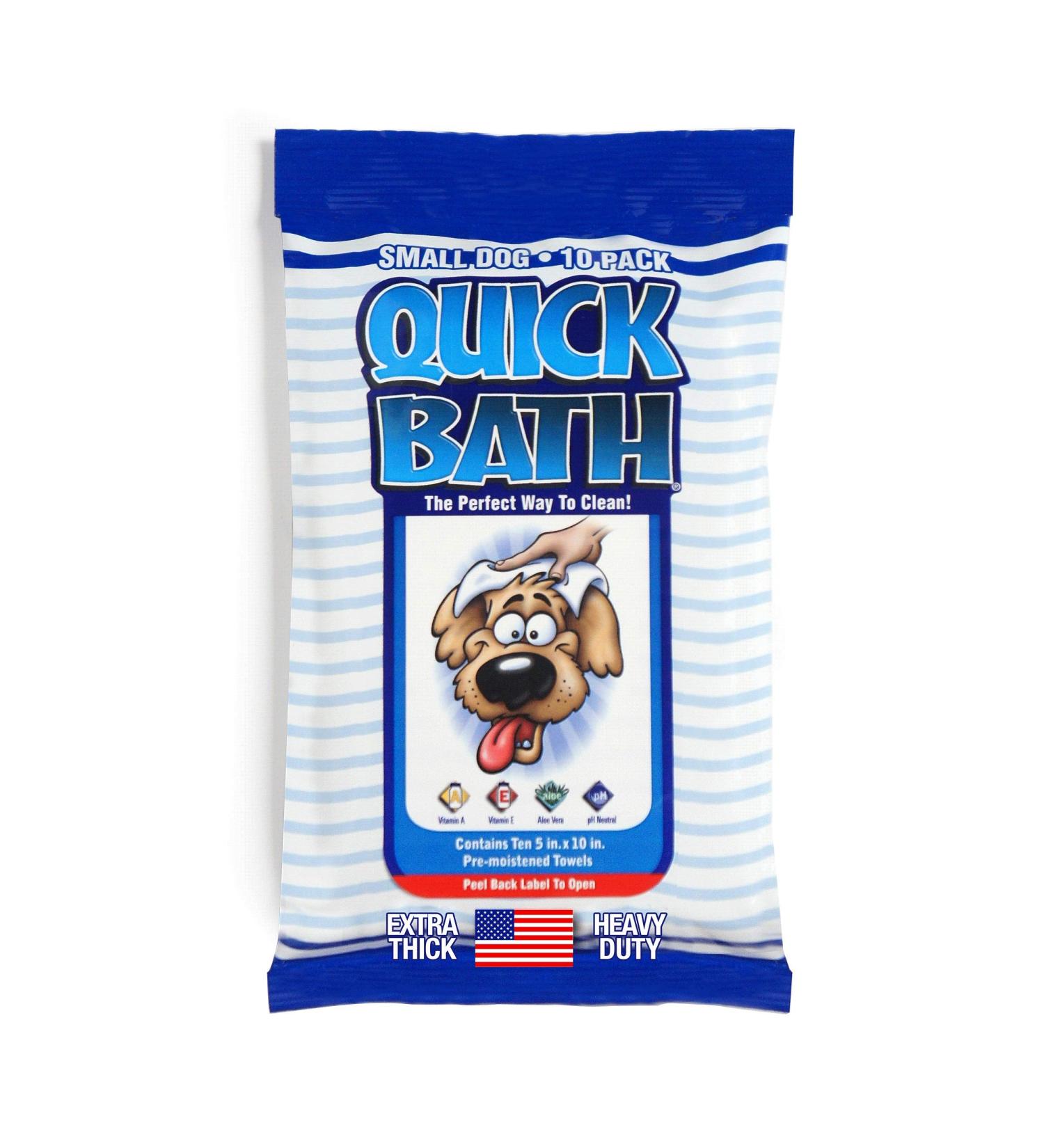 Quick Bath Skin Coat Cleaner & Conditioner for Small Dogs - 10 Pack | International Veterinary Sciences - Buy Online on GoSupps.com