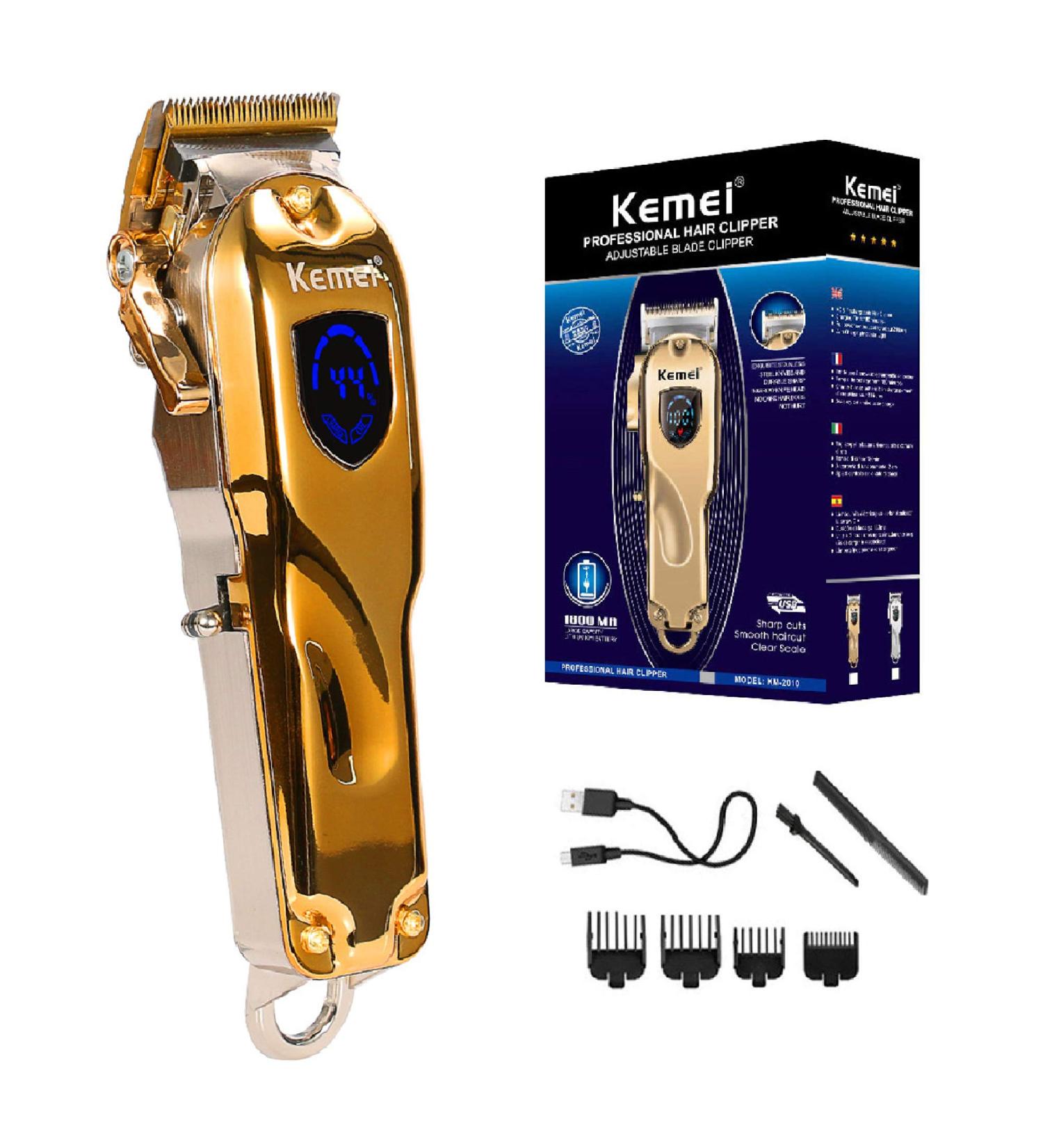 Kemei Mens Hair Clippers for Men Professional Cordless Hair Beard Trimmer for Hair Cutting Ornate Electric Clipper for Family Use Barbers - Buy Online on GoSupps.com