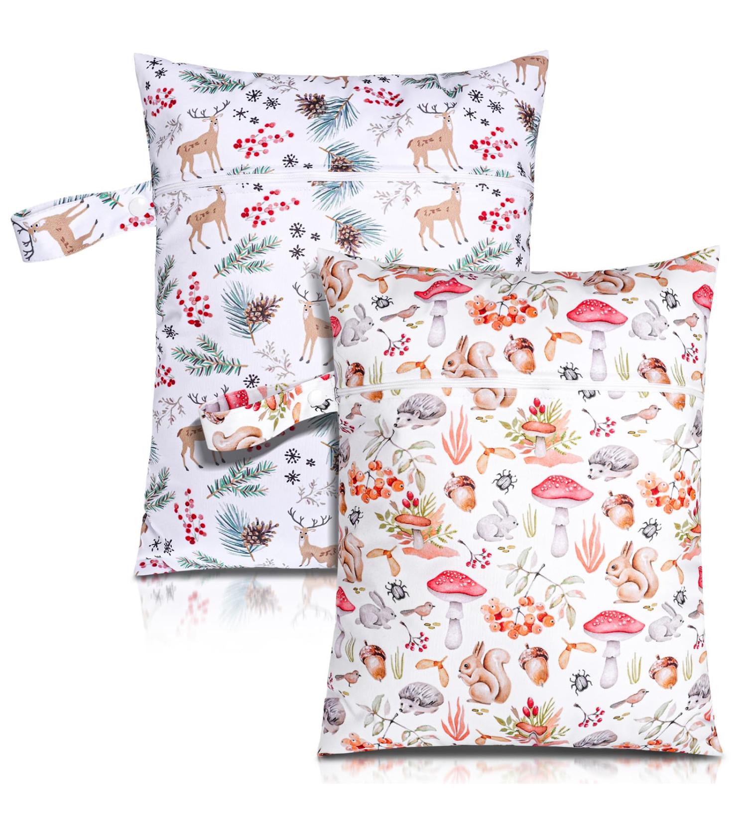 Halinuia Reusable Wetbag Set | Waterproof Kindergarten Diaper Bag | Ideal for Travel Gym Pool & Beach | Eco-Friendly & Versatile - Buy Online on GoSupps.com