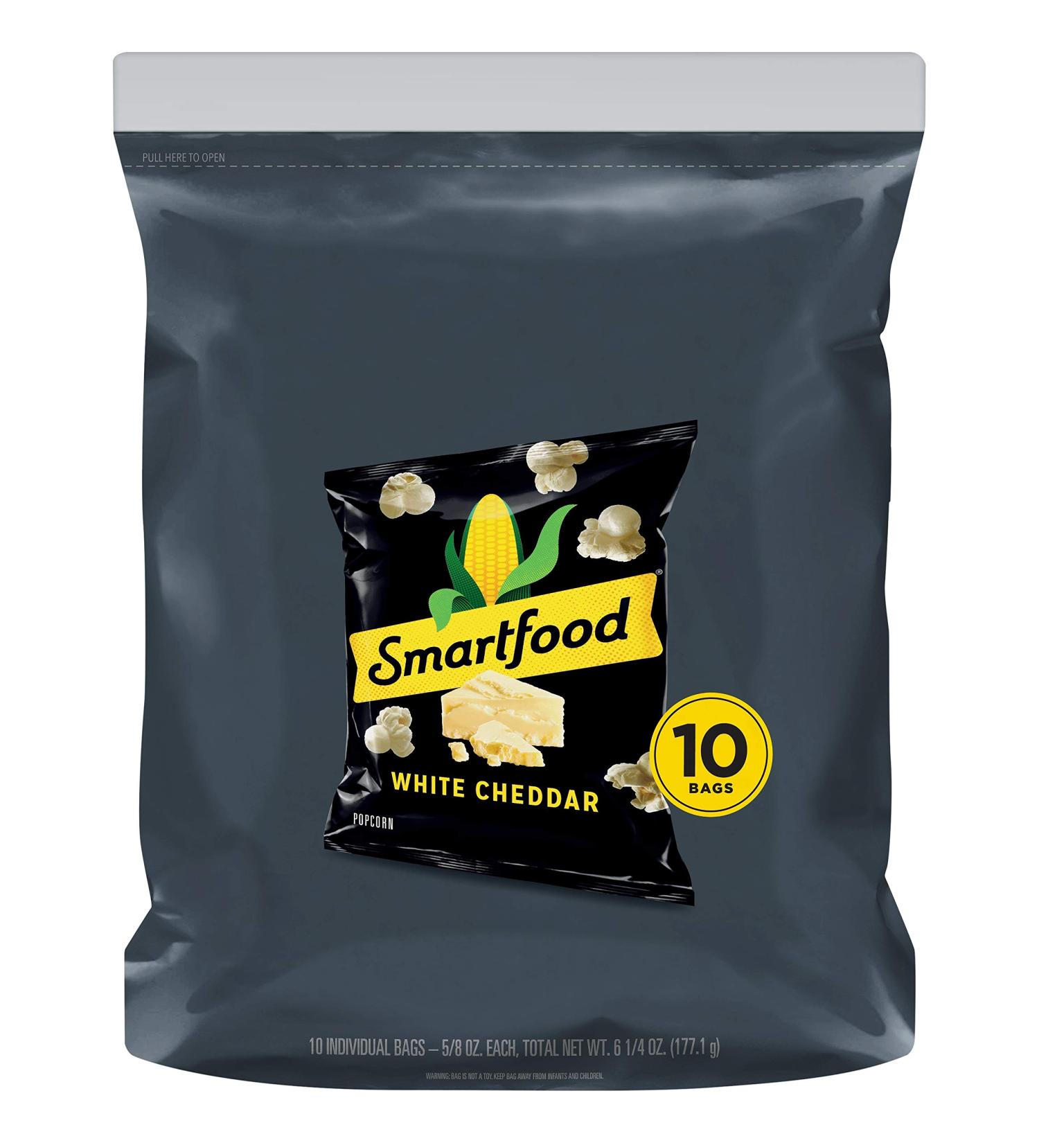 Smartfood Popcorn White Cheddar 0.625oz Bags (10 Pack) - Delicious Snack Option - Buy Online on GoSupps.com