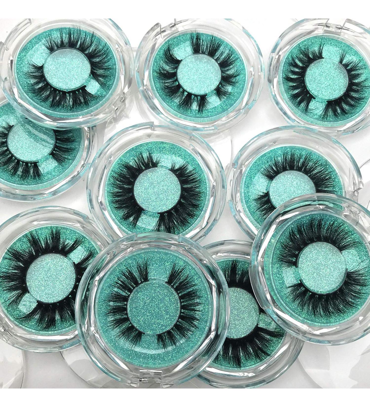 BEAUTY4YOU 100% Siberian 3D Mink Fur Eyelashes - Handmade, Natural Daily Wear, Cruelty-Free False Eyelashes - Wholesale Pack of 10 Styles - Buy Online on GoSupps.com