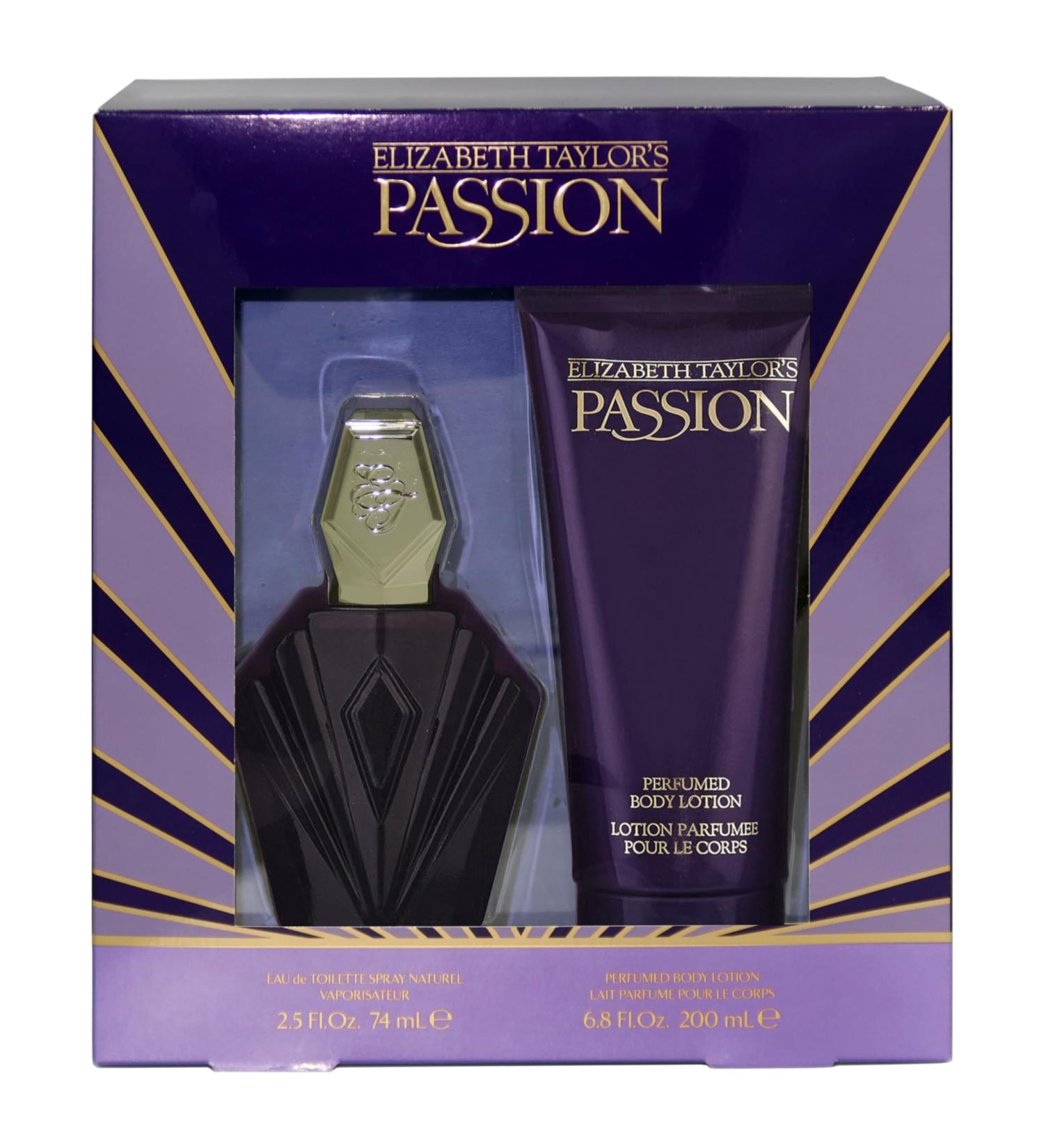 Elizabeth Taylor Passion 2 Piece Gift Set for Women 2 Piece Set - Buy Online on GoSupps.com