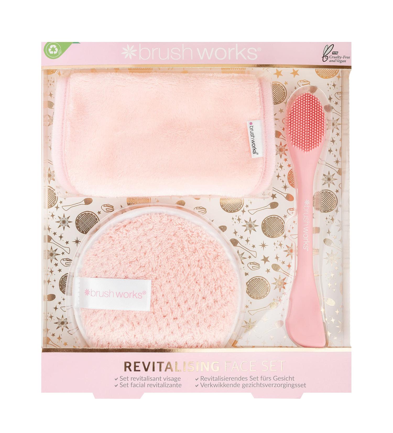 Brushworks Revitalising Face Set Pink One Size - Buy Online on GoSupps.com