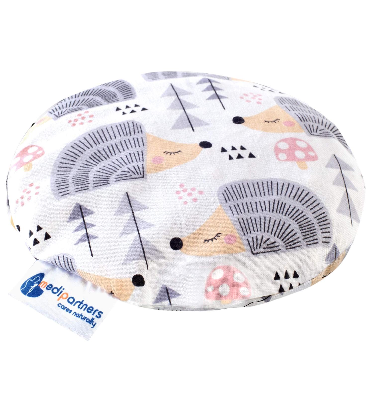 Buy Medi Partners Cherry Core Pillow - Warm & Cold Therapy for Babies | 100% Cotton Hedgehog Design | ko Nature 180g 15cm - Buy Online on GoSupps.com