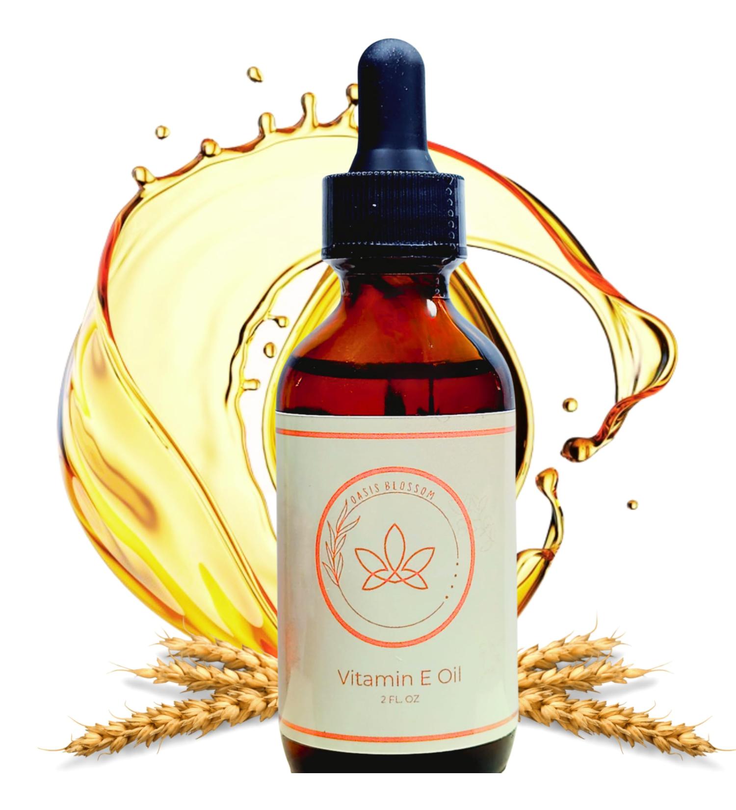 Organic Vitamin E Oil for Skin & Scars - 100% Pure & Natural - 74000 IU - 2 Fl. Oz - Best for Face & Body Care - Buy Online on GoSupps.com