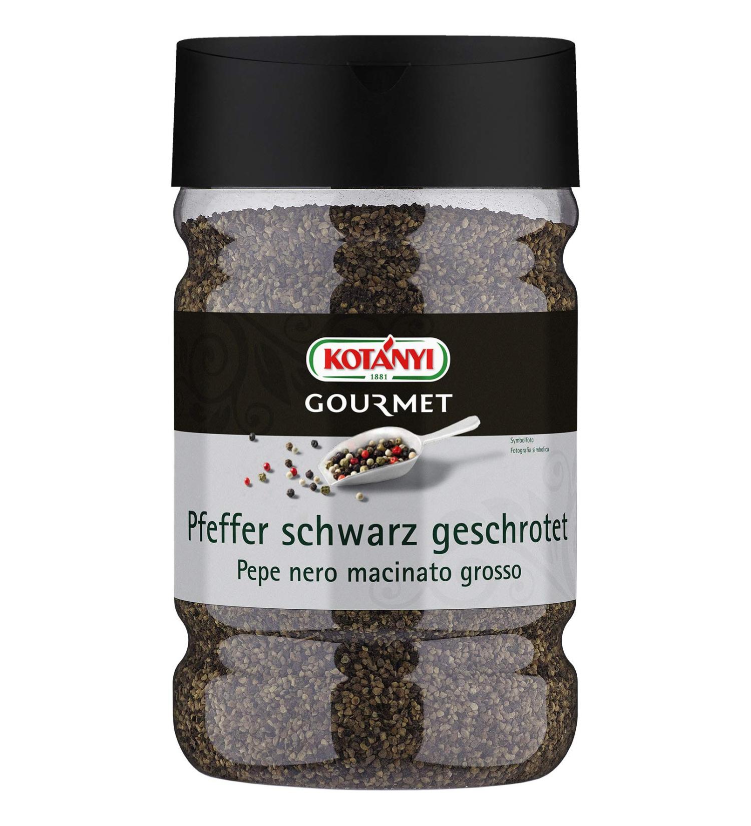 Kotanyi Kotanyi Black and Red Pepper Spices for Consumption and Gastronomy 630g