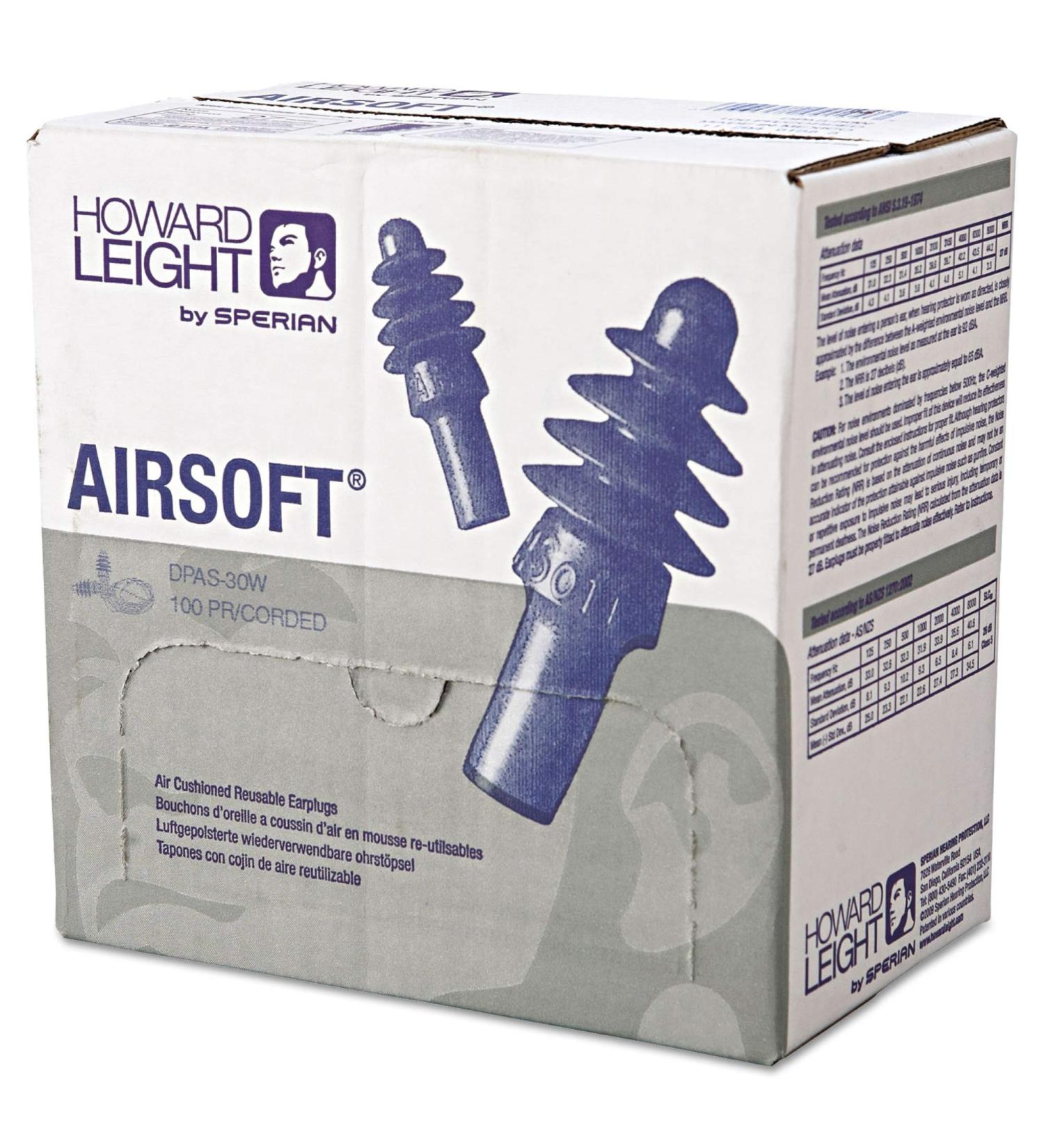 HOWDPAS30W - Honeywell DPAS-30W Airsoft Multiple-Use Earplugs