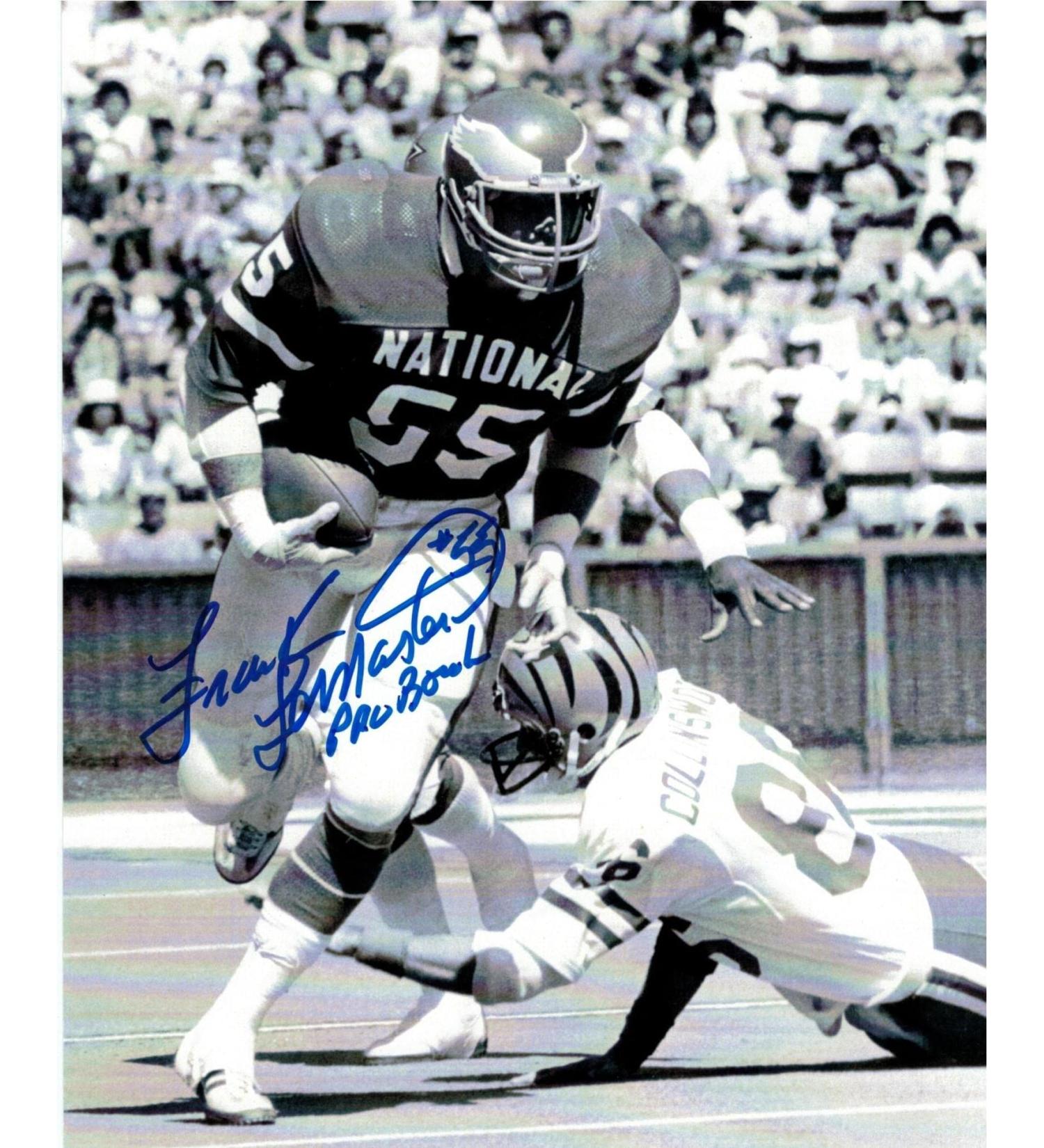 Frank LeMaster Philadelphia Eagles Autographed 8x10 Photo Inscribed "Pro Bowl" Autographed - Autographed NFL Photos