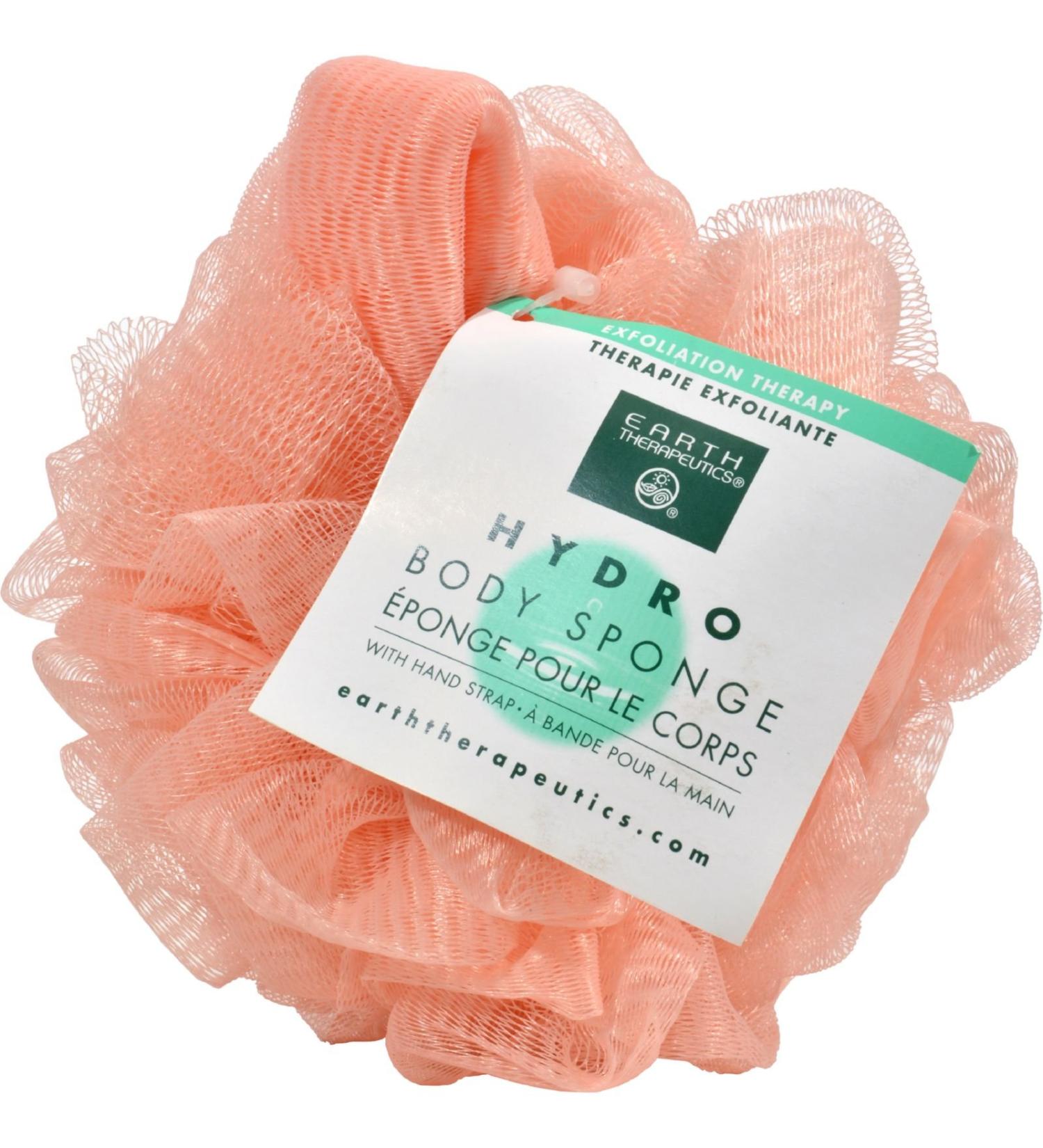Earth Therapeutics Peach Hydro Body Sponge -- 6 per case.6