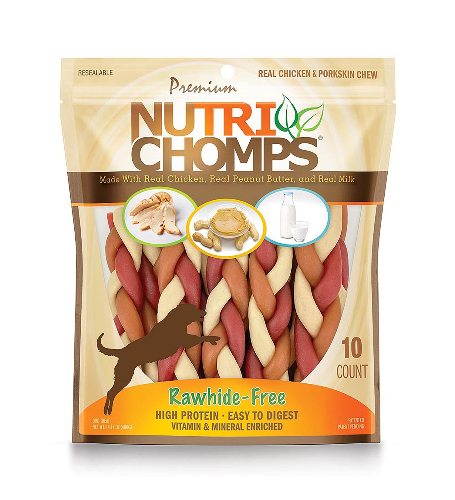 Nutri Chomps Dog Chew 14.11 oz - Premium Dog Chews | Single Pack - Buy Online on GoSupps.com