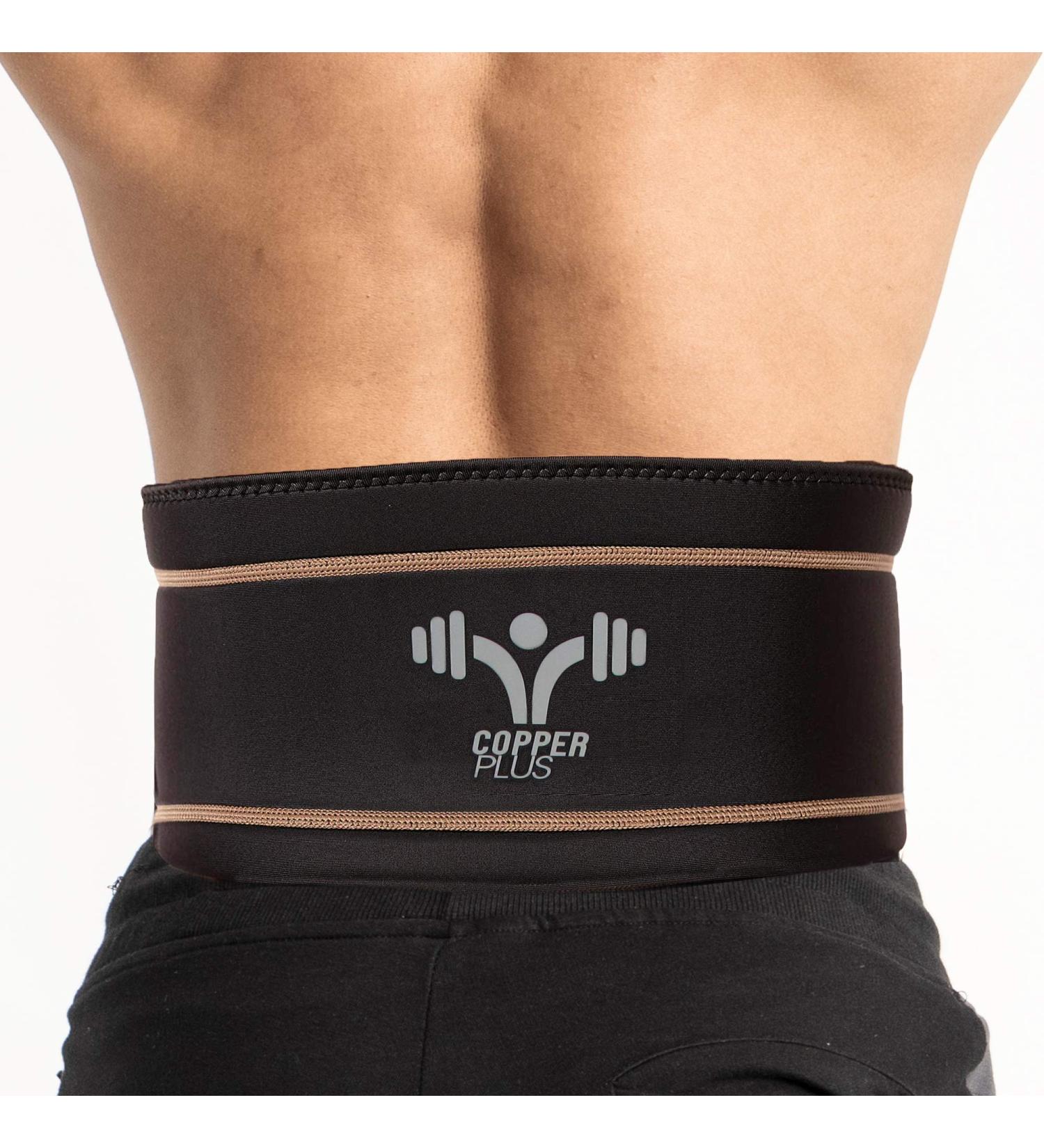 Copper Plus Recovery Back Brace - Lumbar Support Belt for Lower Back Pain Relief - Small/Medium size - Pack of 1 - Buy Online on GoSupps.com
