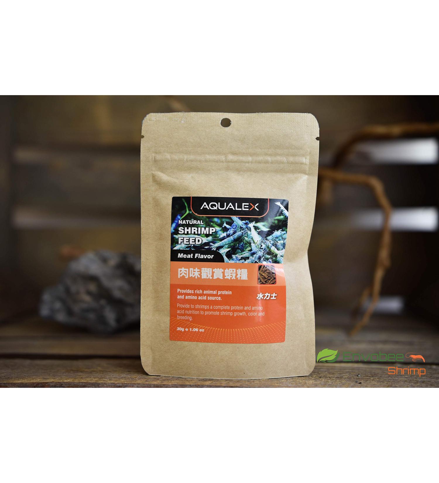 Aqualex Meat Flavor Natural Shrimp Food 30g