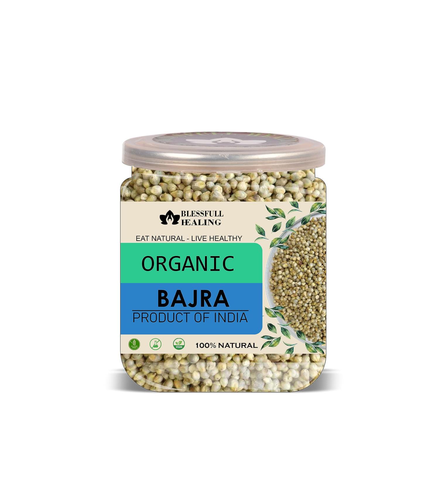 Blessfull Healing Organice BAJRA for Breakfast 1 lb (453 Gram) - Buy Online on GoSupps.com