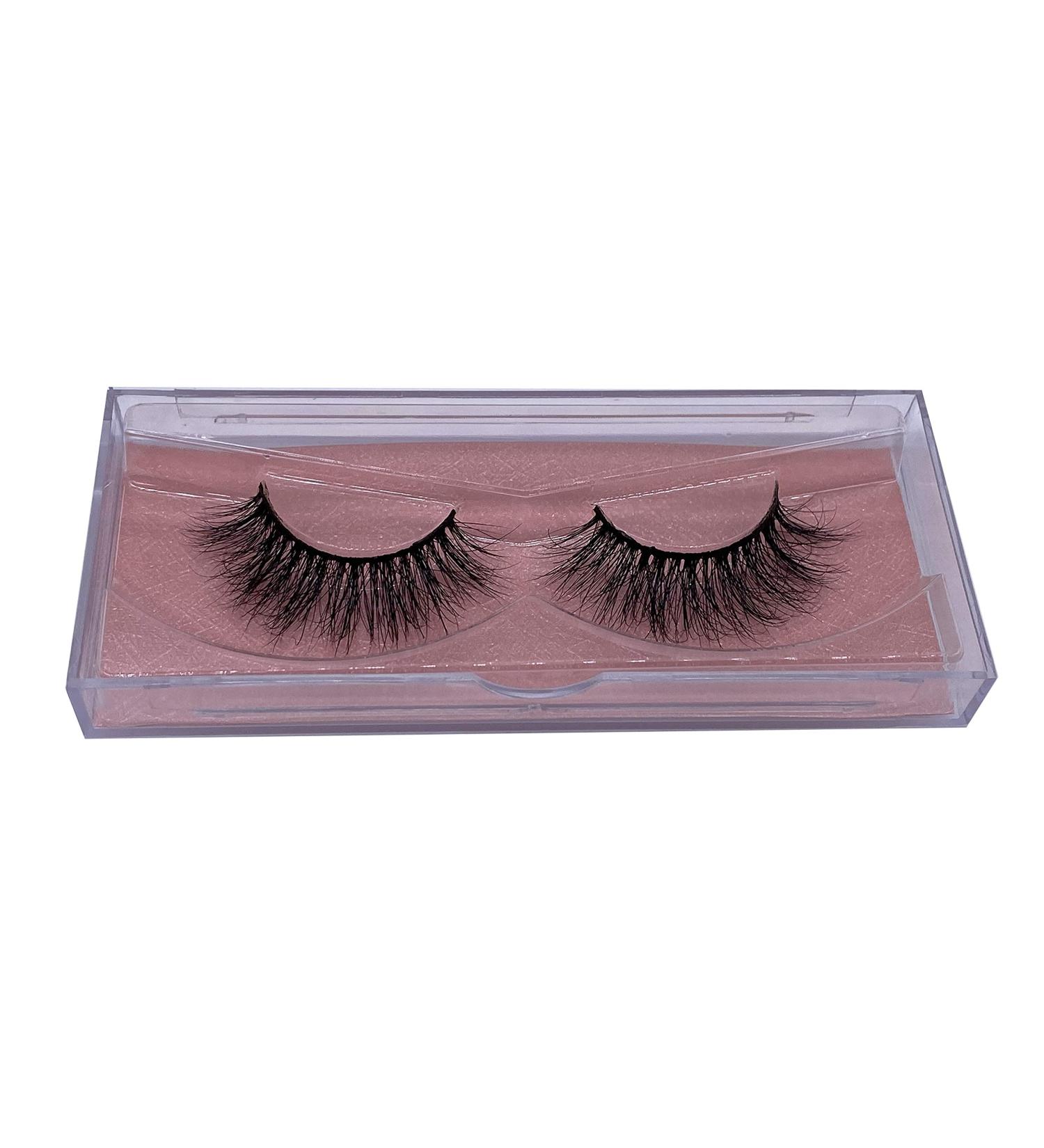 Alluring 3D Mink Lashes Reusable Strip 100% Siberian Mink Fur False Eyelashes Hand-made Cruelty Free KE16