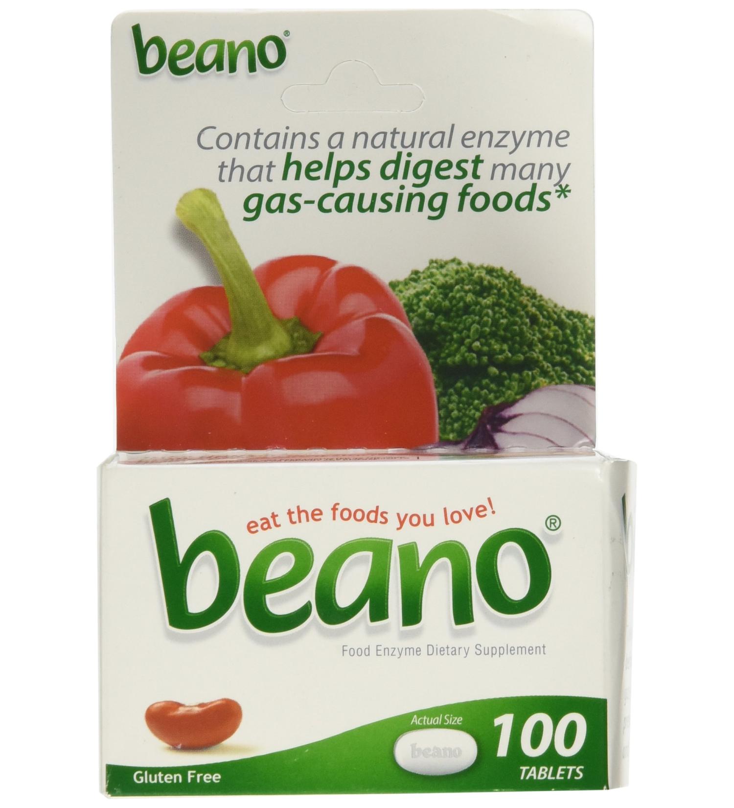 Beano Gas Relief Tablets (100 Count (Pack of 1))
