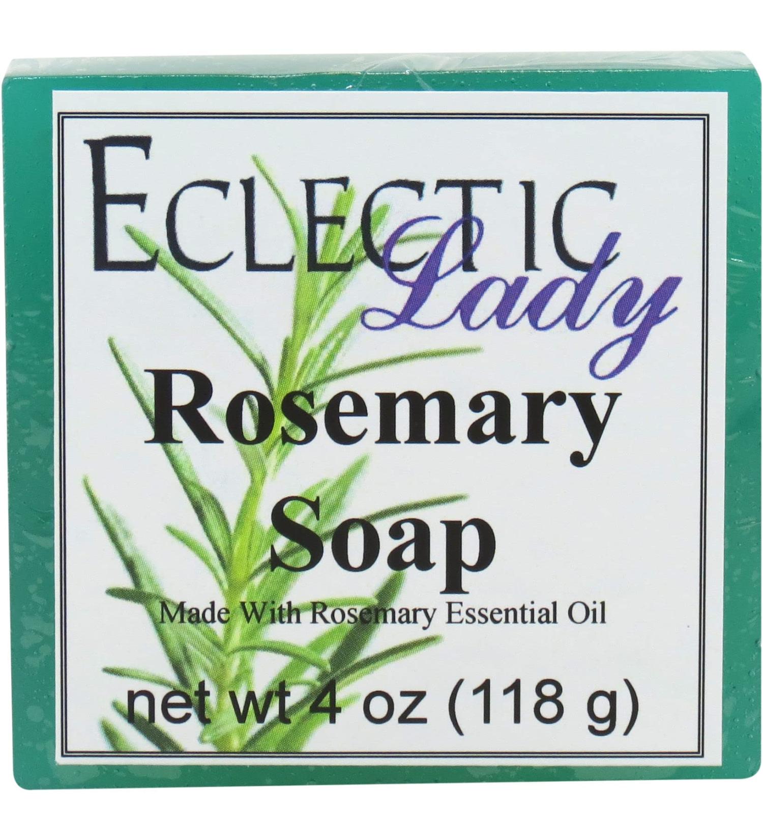 Buy Eclectic Lady Rosemary Glycerin Soap - 4 oz Bar for Moisturizing & Refreshing Skin | International Shipping Available - Buy Online on GoSupps.com