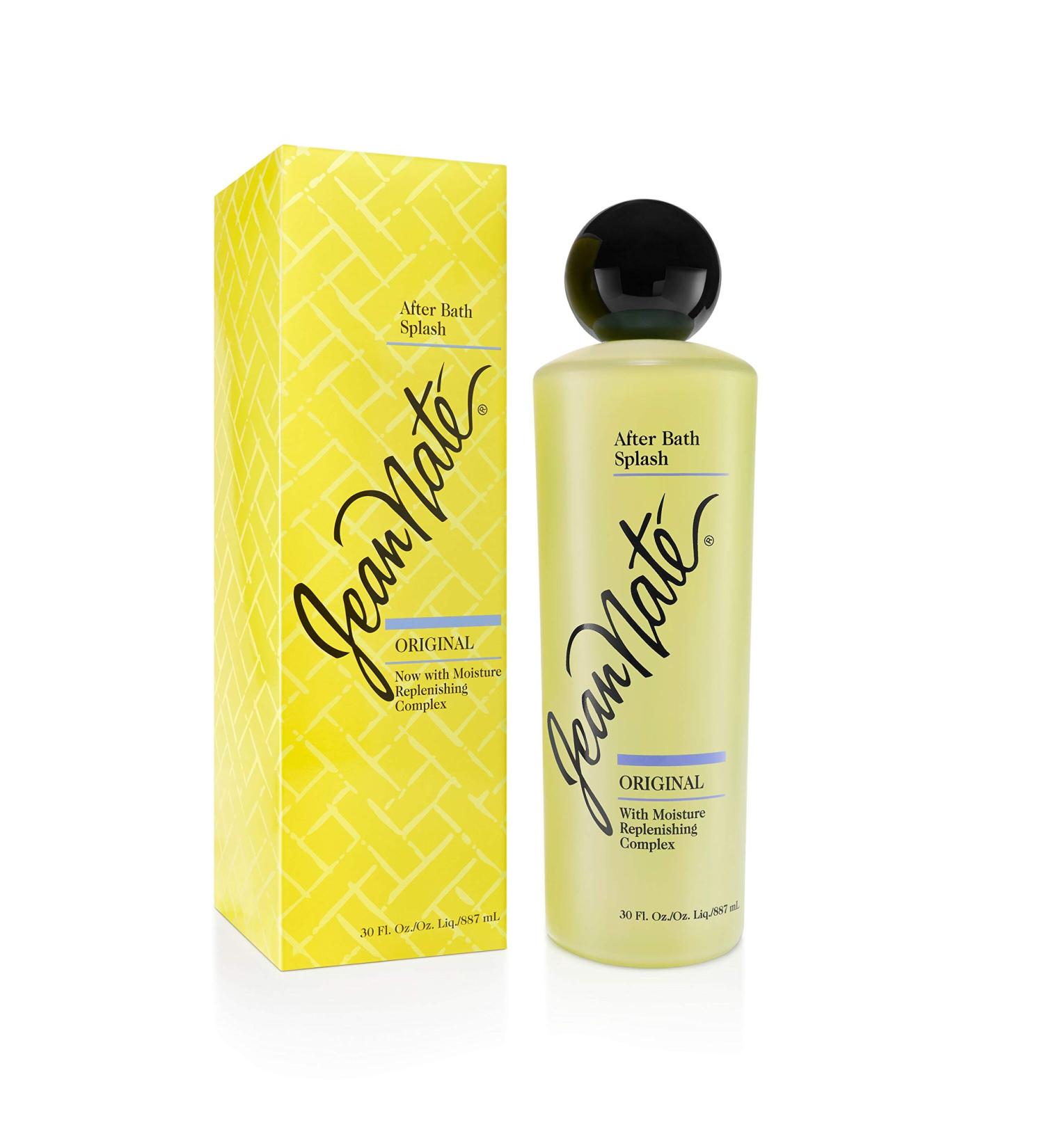 After Bath Splash by Jean Nate, Original Bath Body Mist Infused with Vitamin E and Aloe Vera, Softens & Smoothes Skin, Citrus Scent, 30 Fl Oz