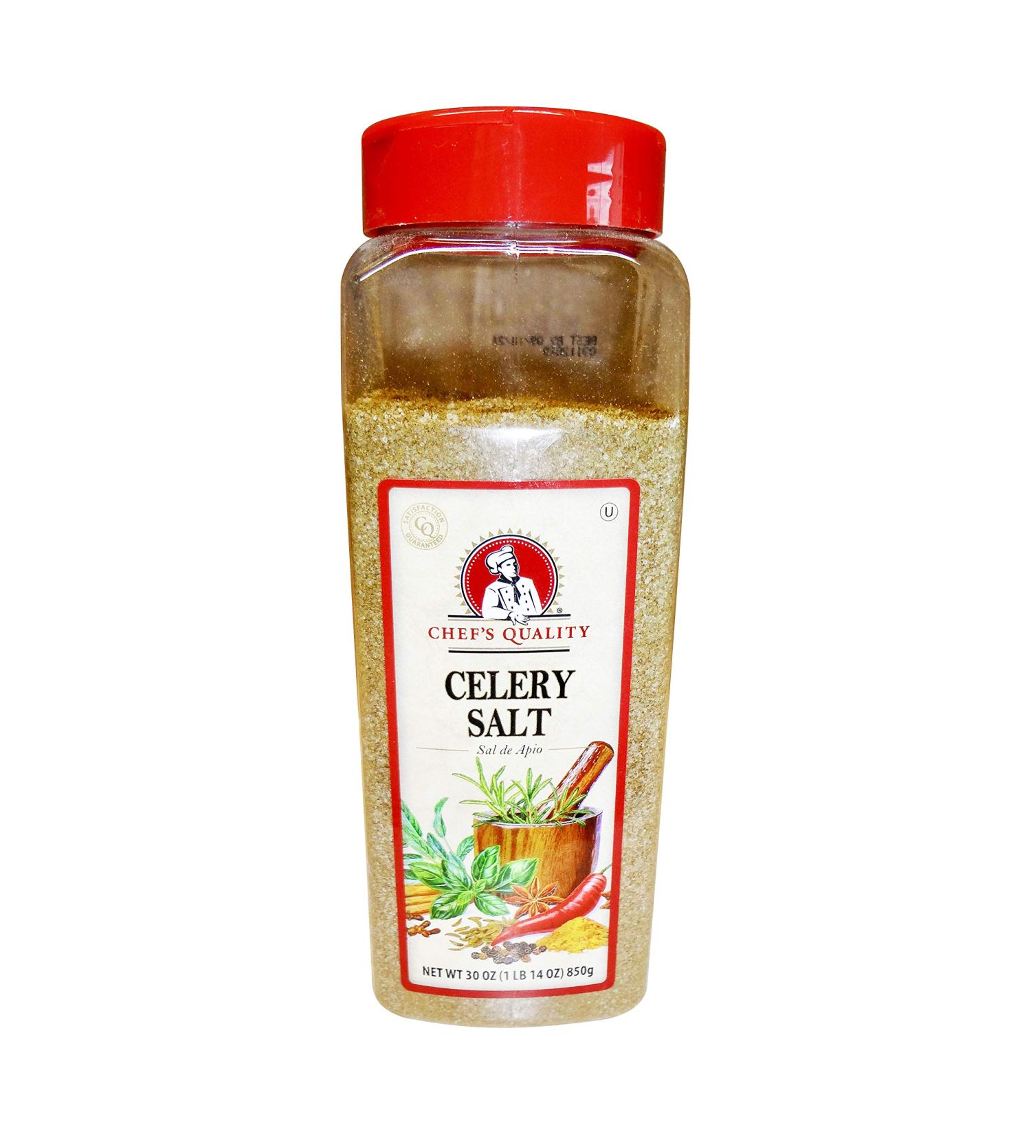 Chef's Quality Celery Salt 30oz - Premium Seasoning Blend for Gourmet Cooking - Buy Online on GoSupps.com