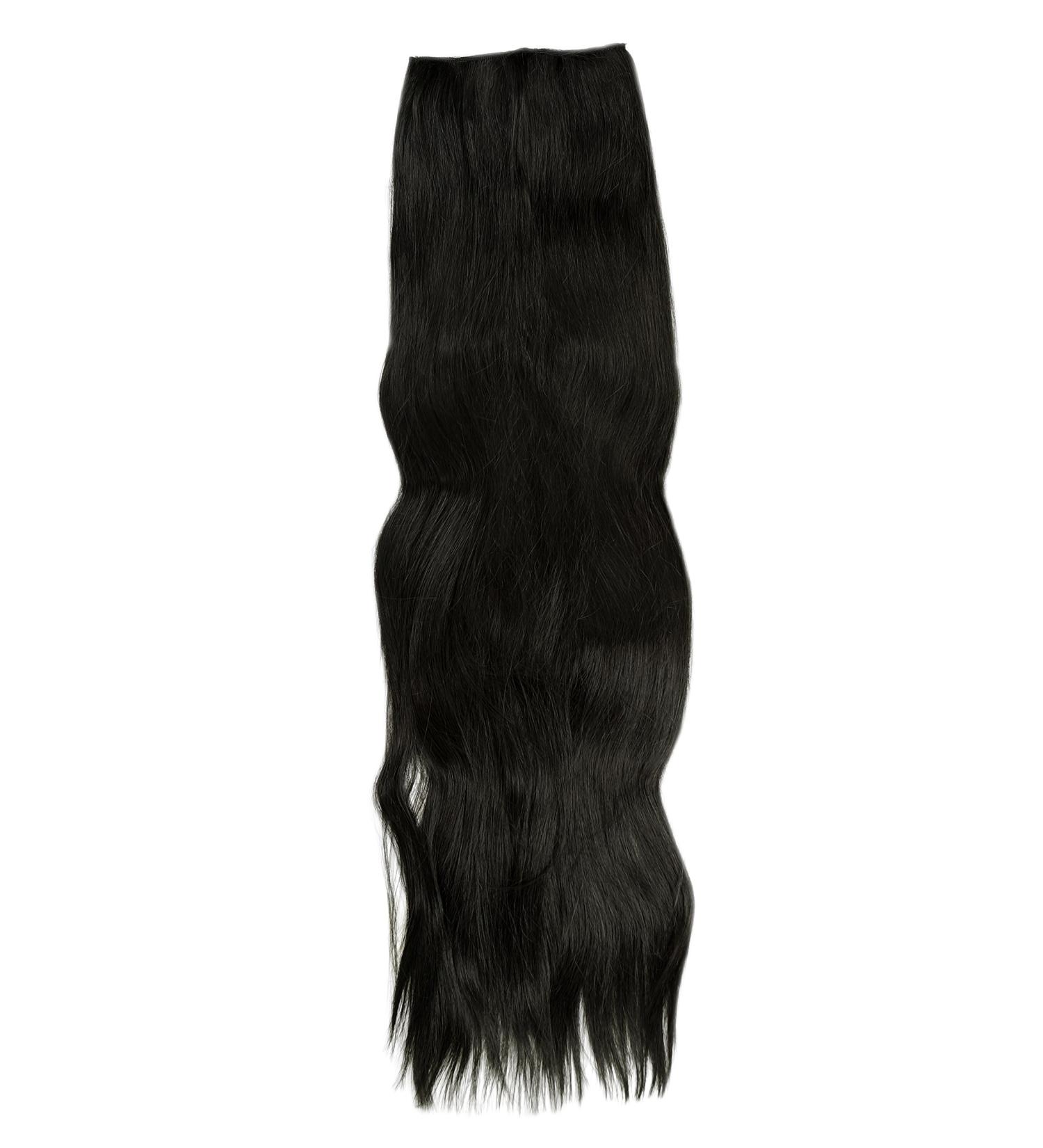 WIG me up Half Wig Clip-In Extension - 80cm Smooth Black Hair Extension with 4 Clips | JL-3019XL-2 - Buy Online on GoSupps.com