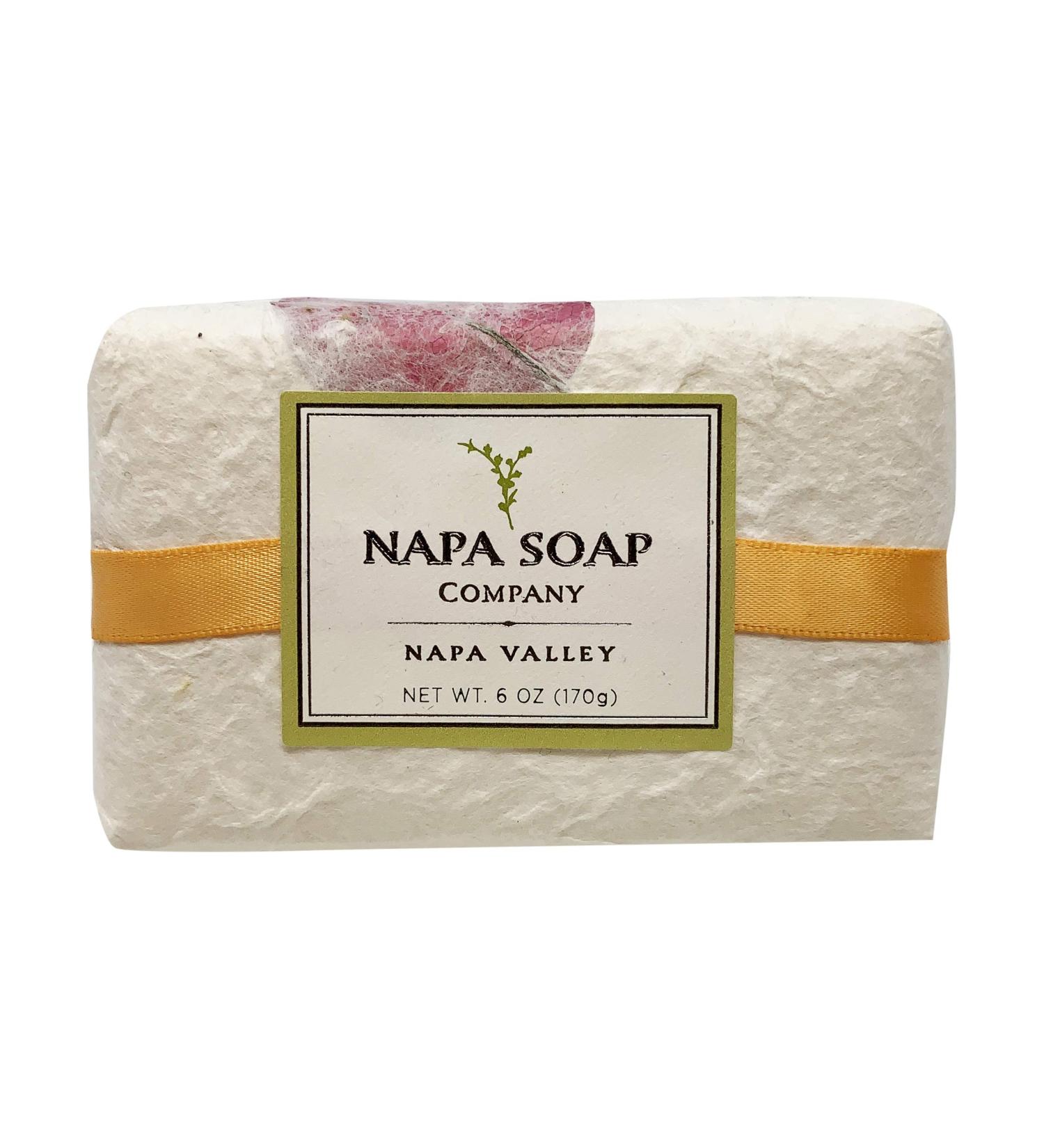 Napa Soap Mandarin Chardonnay Hand & Body Bar - Unique Wine Scented Soap for Gentle Skincare | All-Natural Handmade Spa Gift for Men & Women - Buy Online on GoSupps.com