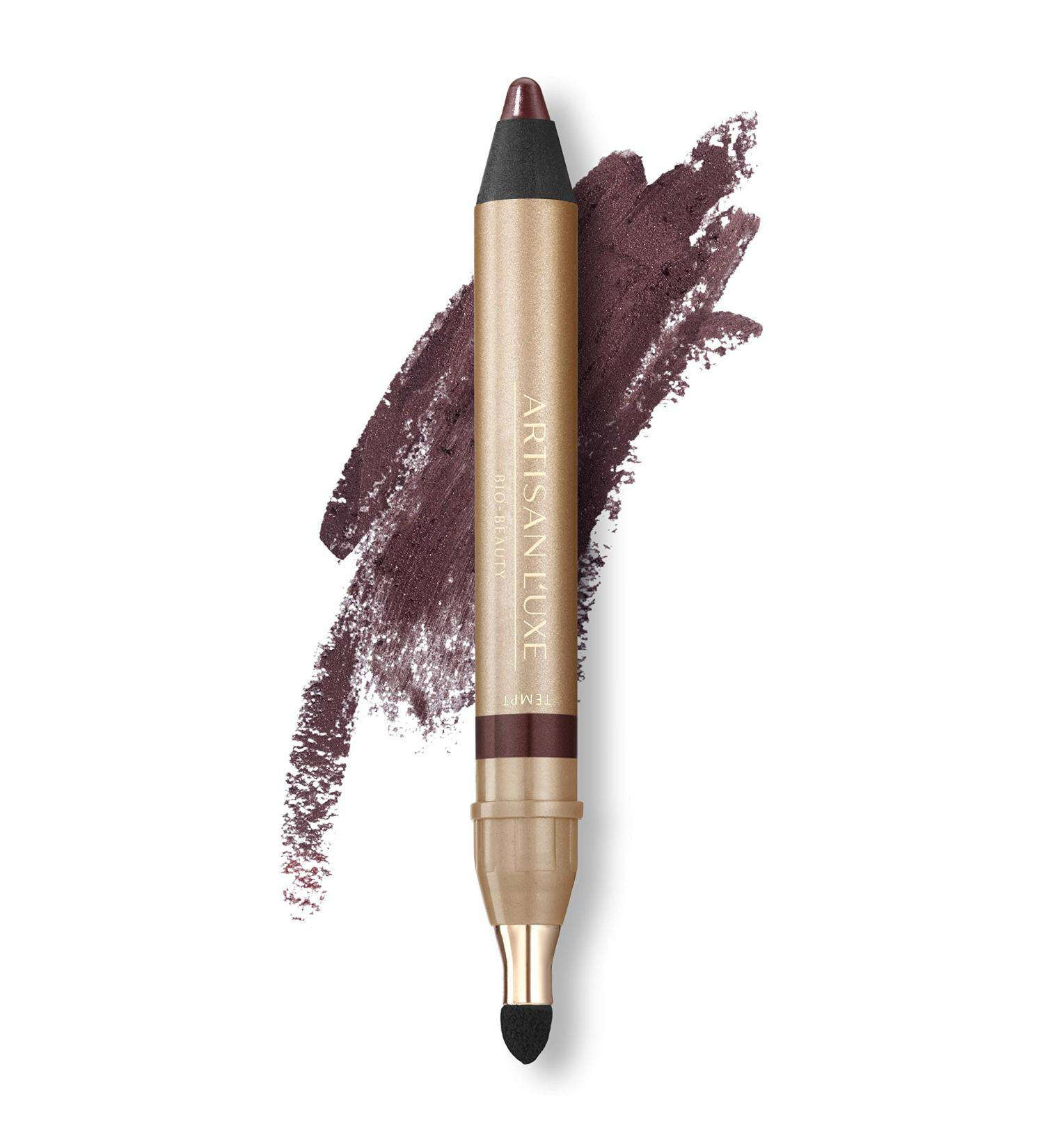 Artisan L'uxe Beauty Velvet Jumbo Eyeliner Pencil - Tempt (Deep Plum) | Smokey Eyes in 3 Minutes | Water-Proof, Smudge-Proof, Long-Lasting Formula with Age-Defying Essential Oils - Buy Online on GoSupps.com