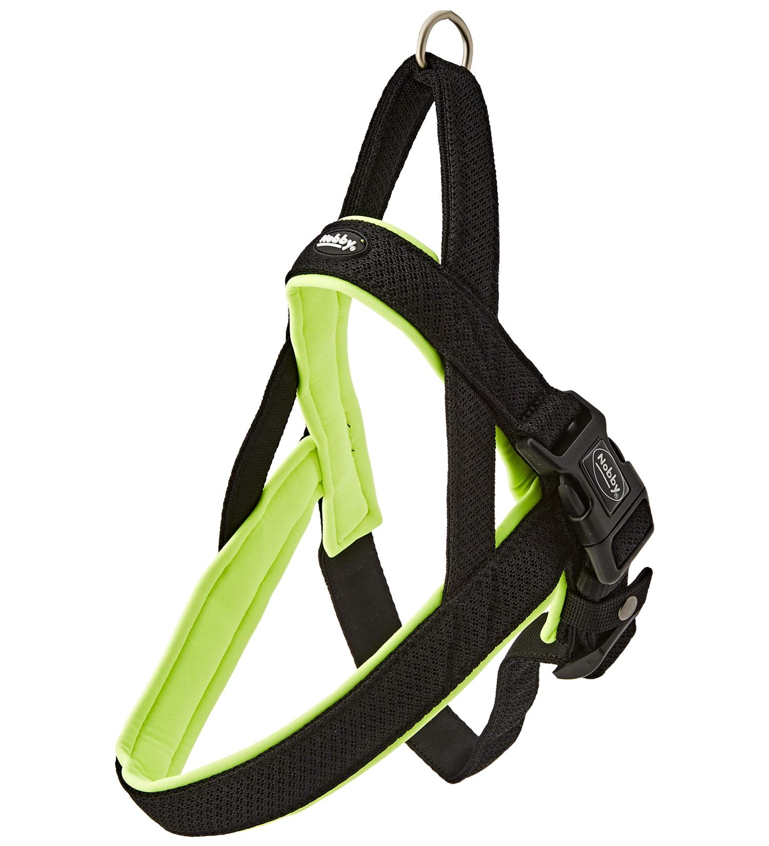 Nobby Norwegian Harness Mesh Preno - Neon Yellow Size L (50-64 cm) Width 25/35 mm - Premium Dog Harness for Comfort & Style - International Shipping Available - Buy Online on GoSupps.com