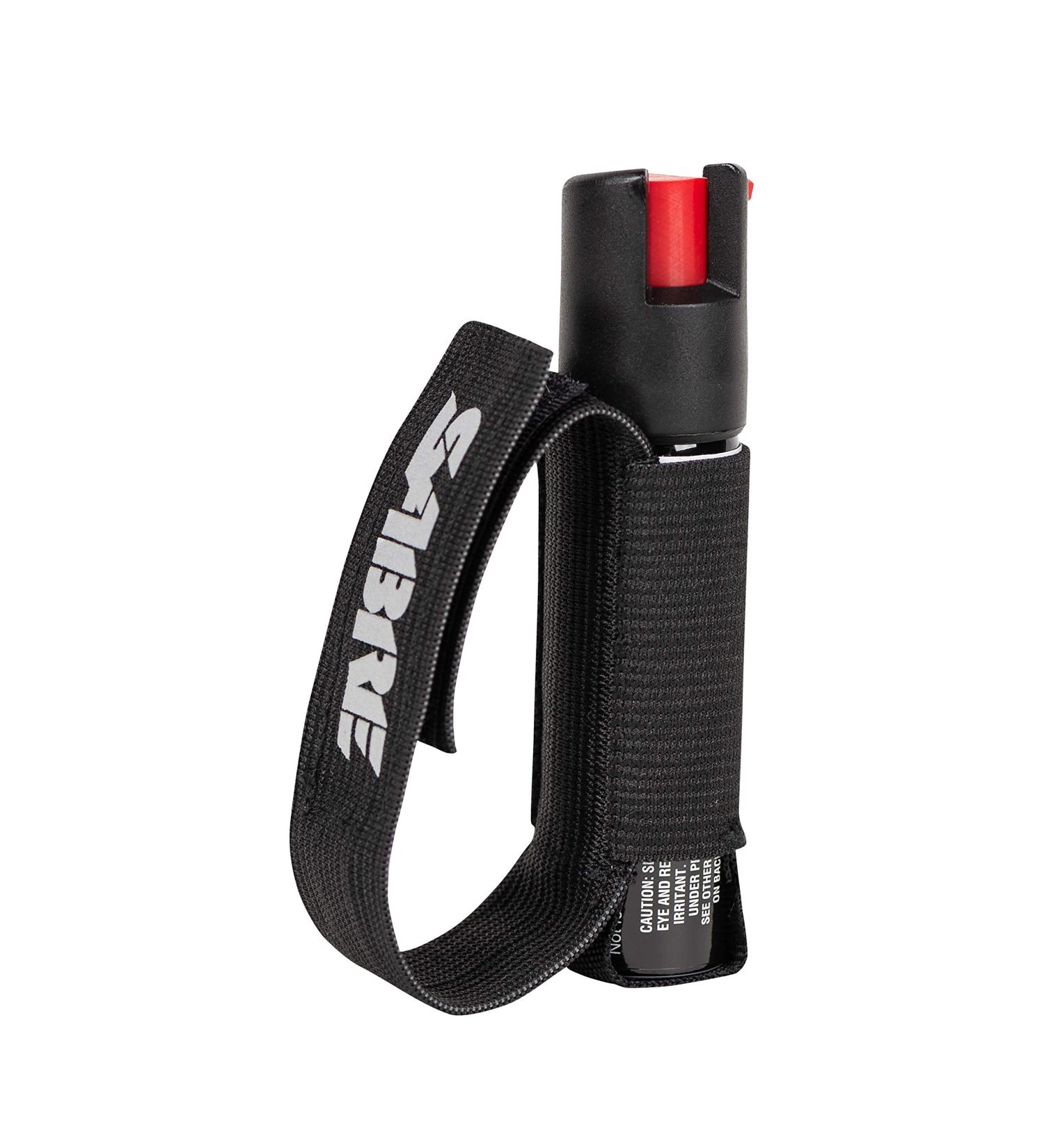 SABRE Runner Defense Spray, 3-in-1 Formula Contains Pepper Spray, CS Military Tear Gas & UV Marking Dye, Max Strength, Reflective Hand Strap For Easy Carry, 35 Bursts, Secure & Easy to Use Safety Black - Buy Online on GoSupps.com