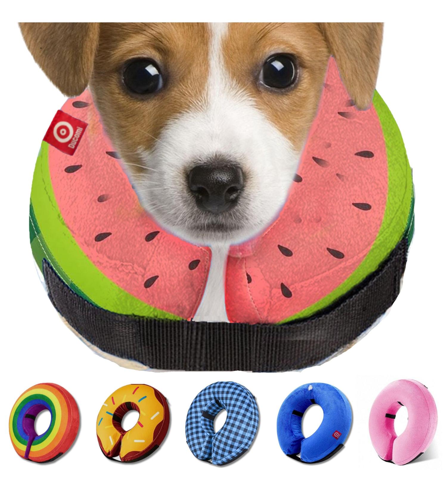 Buy Ducomi Inflatable Dog & Cat Hinges - XL Watermelon | Post-Op Relaxation & Protection | International Shipping Available - Buy Online on GoSupps.com