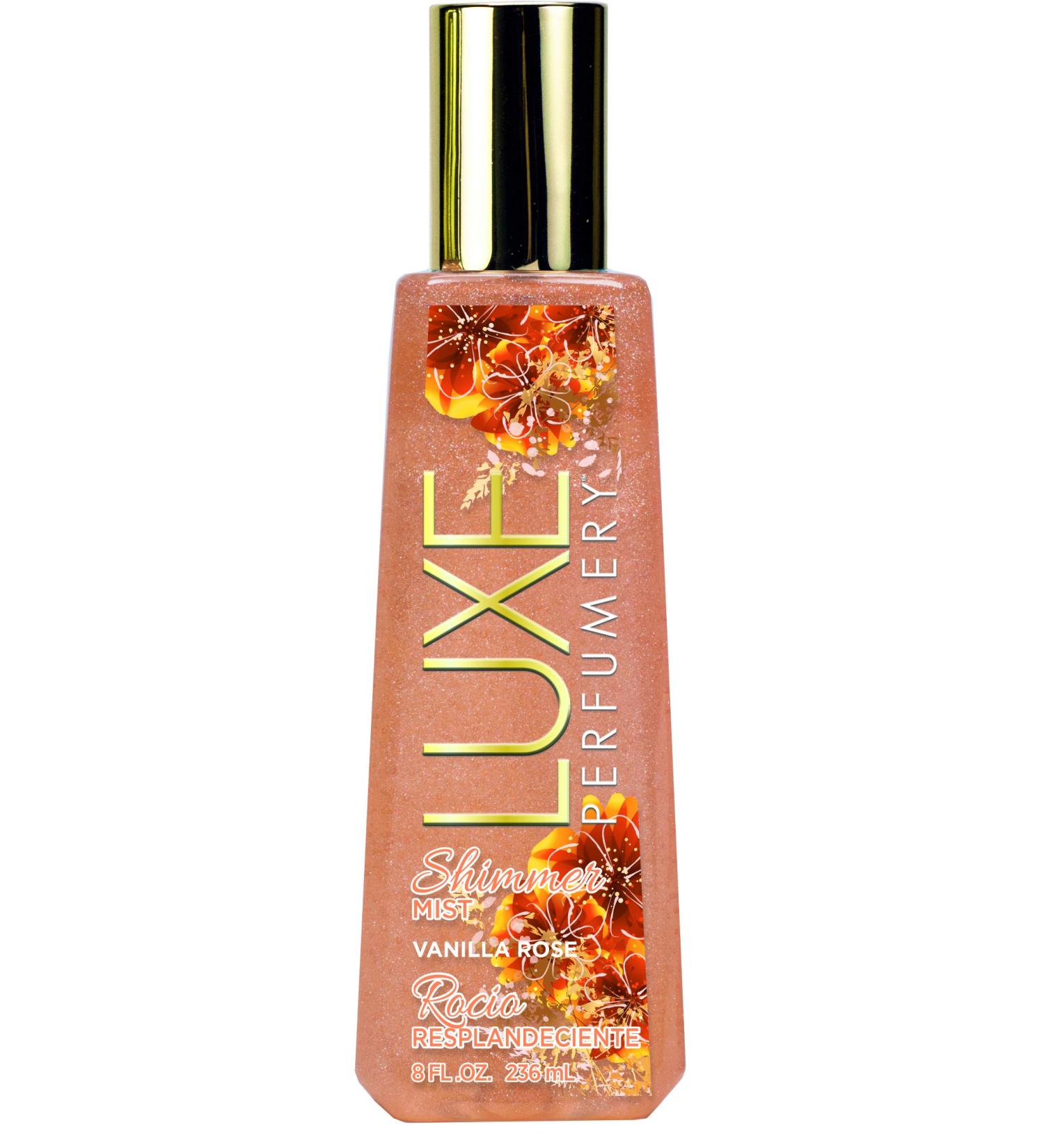 Luxe Perfumery Vanilla Rose Shimmer Mist 236 mL 8 Ounce (Pack of 1) Vanilla Rose - Buy Online on GoSupps.com