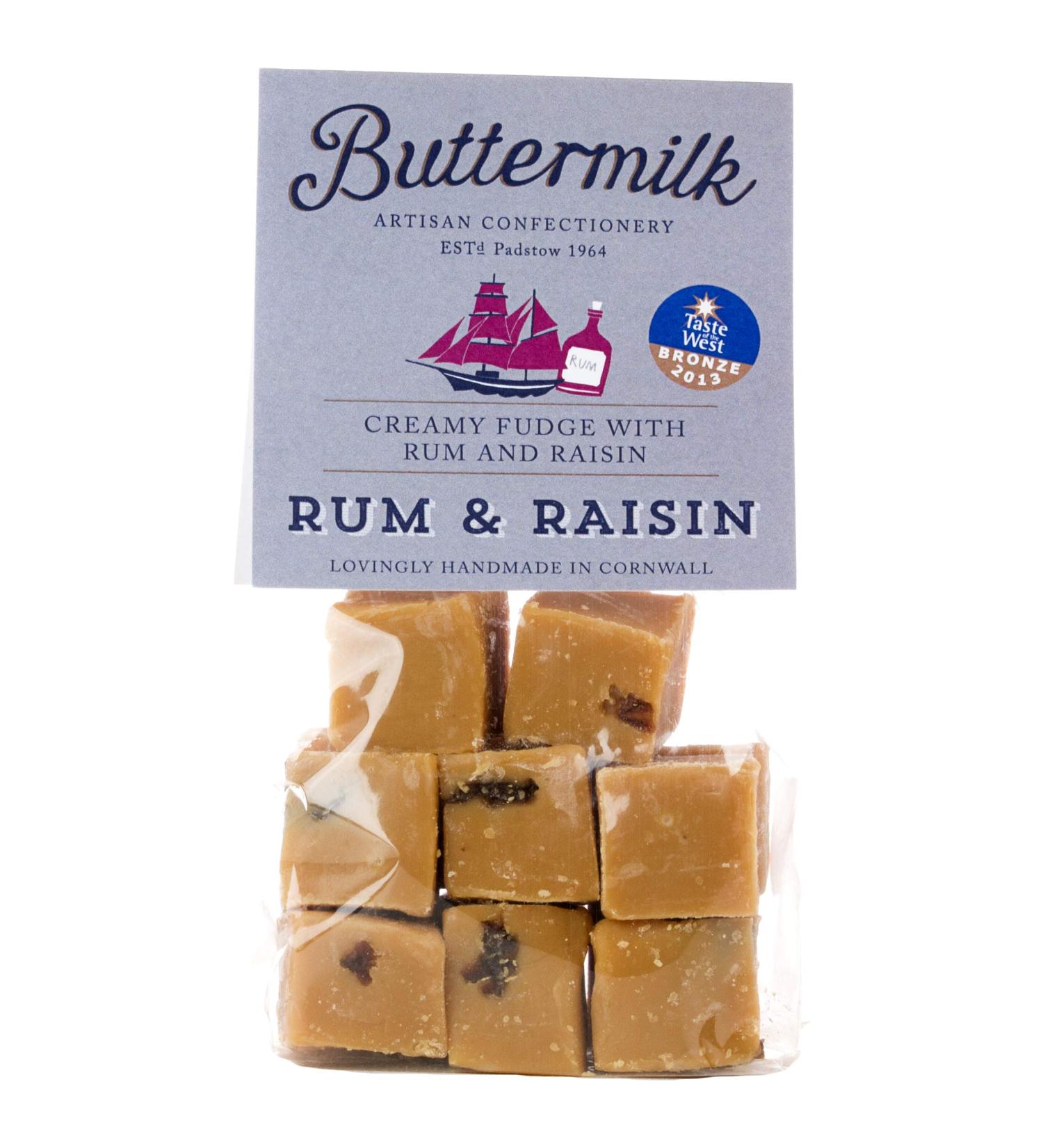 Buttermilk Rum and Raisin Fudge Sweets 175g - Buy Online on GoSupps.com