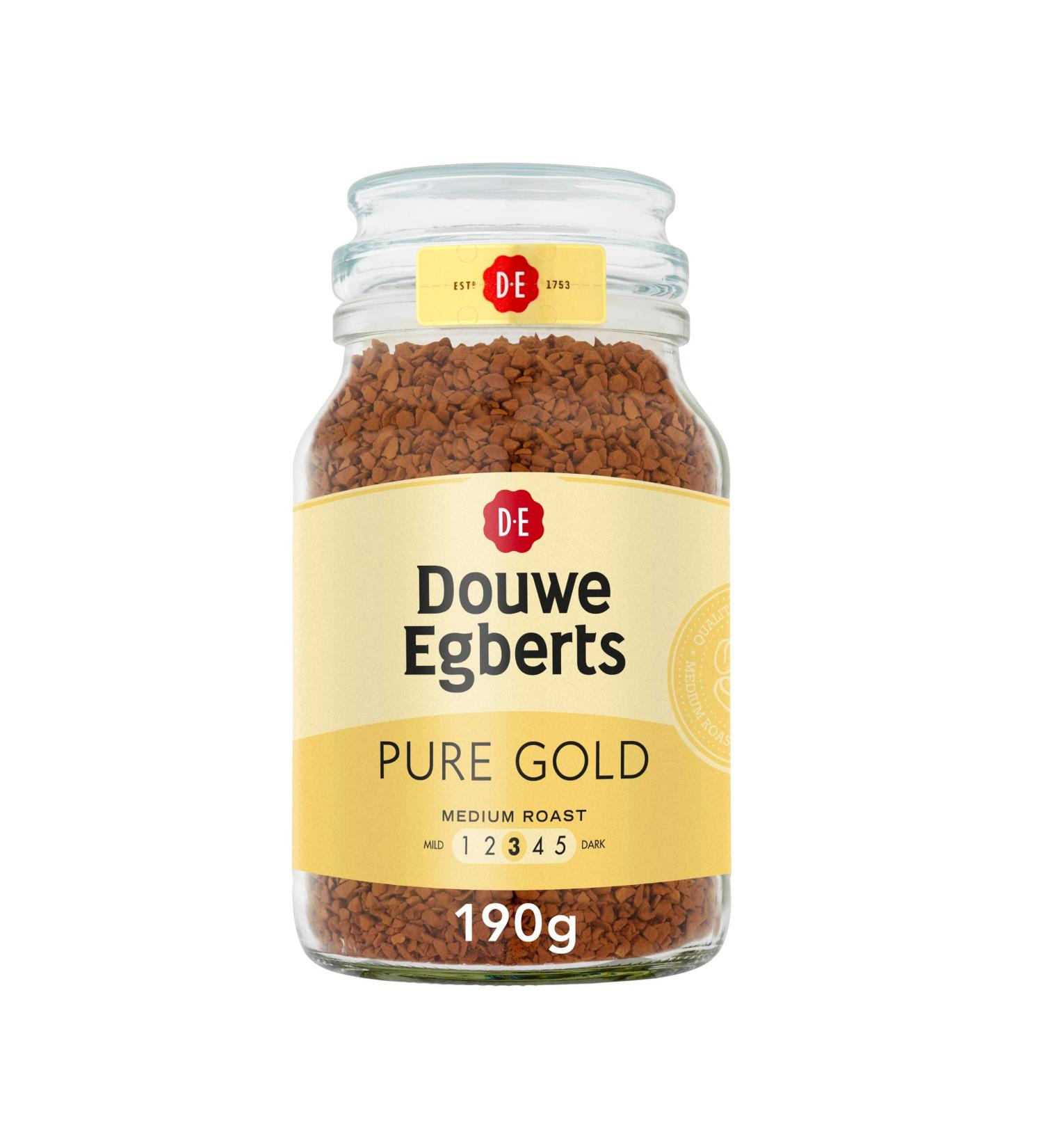 Douwe Egberts Caf instantan Pure Gold 190 g Riche et velout e 190 g (Lot de 1) - Buy Online on GoSupps.com