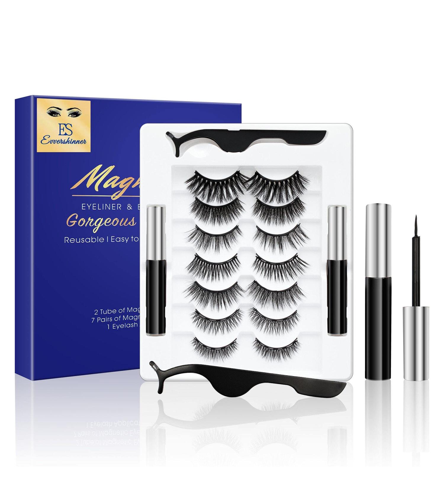 Magnetic Eyelashes Silk Material | Long Lasting & Easy to Remove | Natural Looking Lashes for Women - Buy Online on GoSupps.com